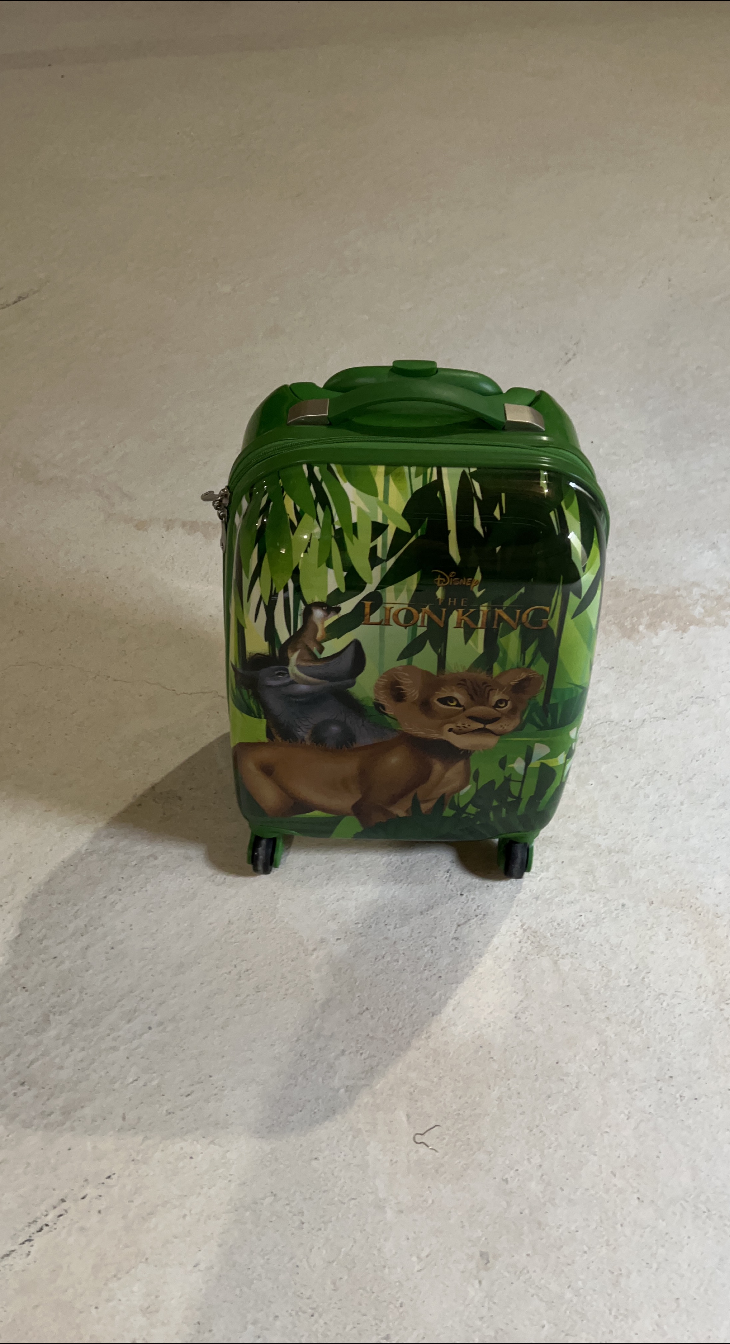 Disney Lion King Kids Green Rolling Suitcase thumbnail