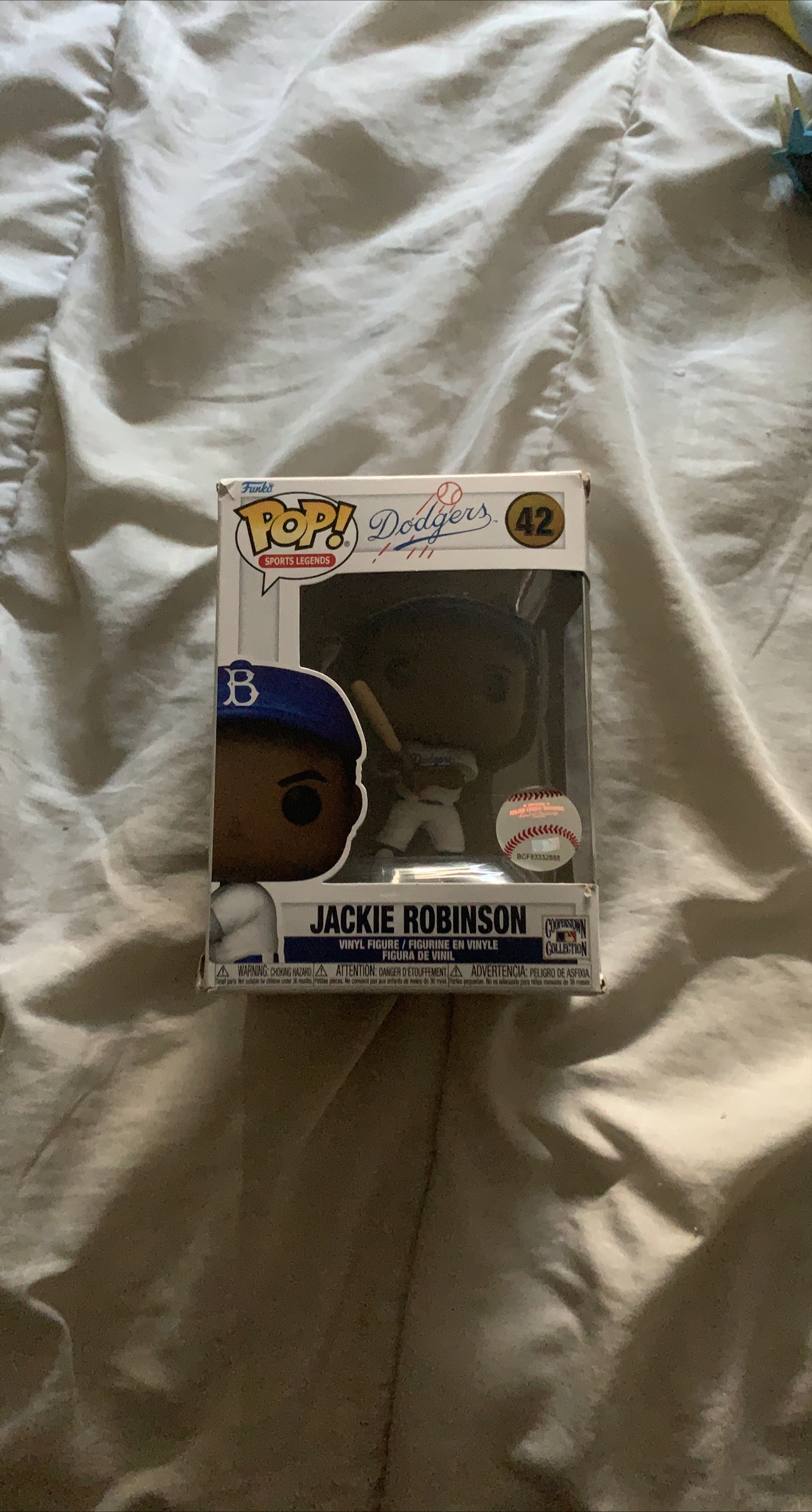 Funko POP! Jackie Robinson Dodgers #42 Vinyl Figure thumbnail