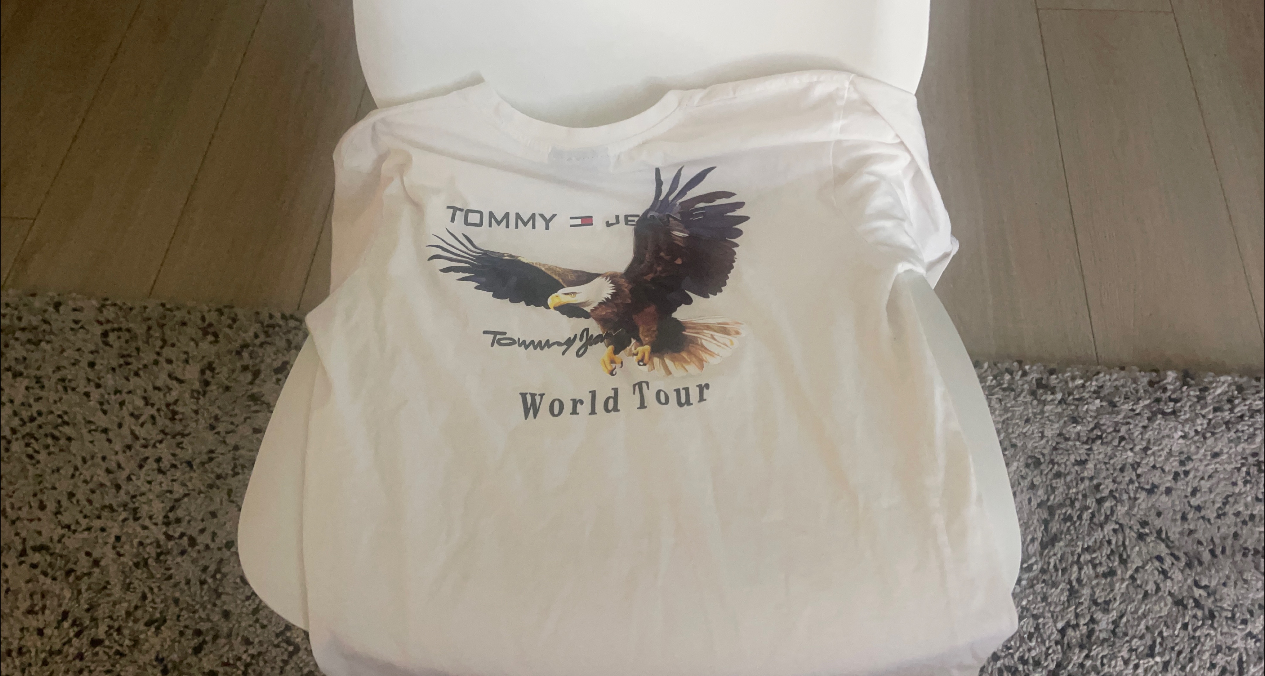 Tommy Jeans White Eagle World Tour Tee thumbnail
