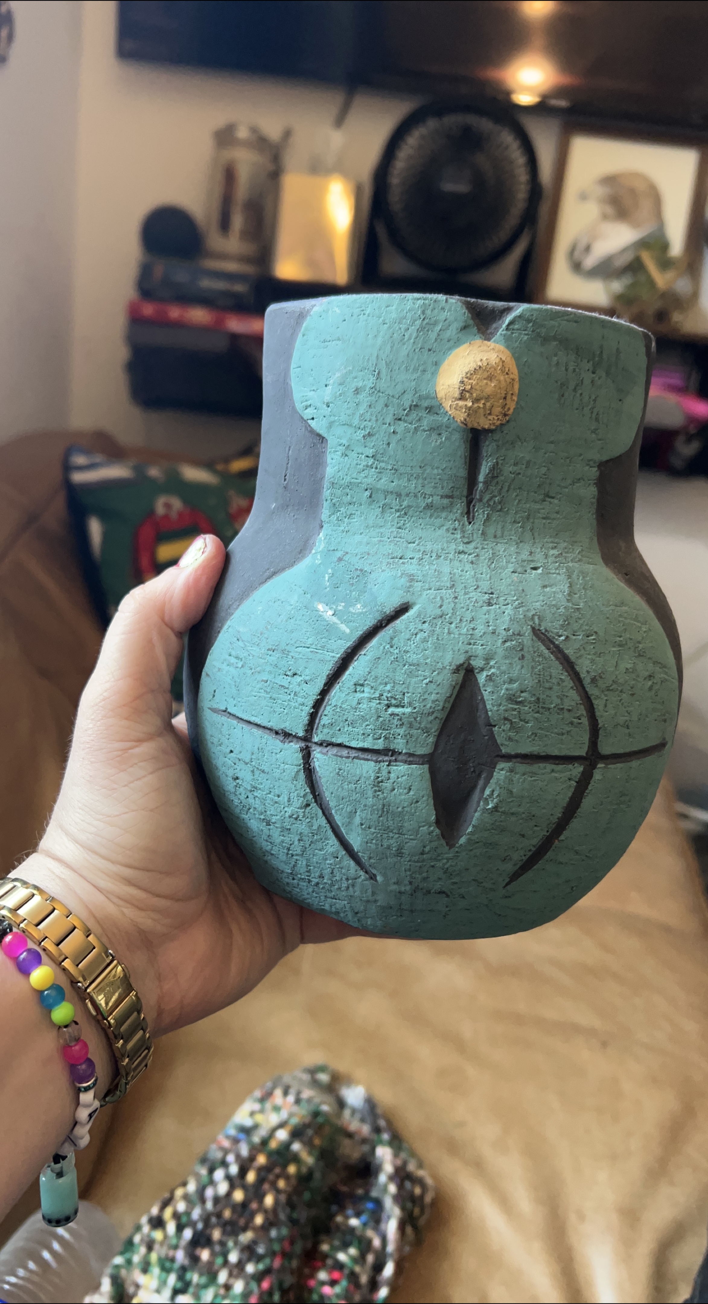 Handmade Pottery Vase - Unique Design thumbnail