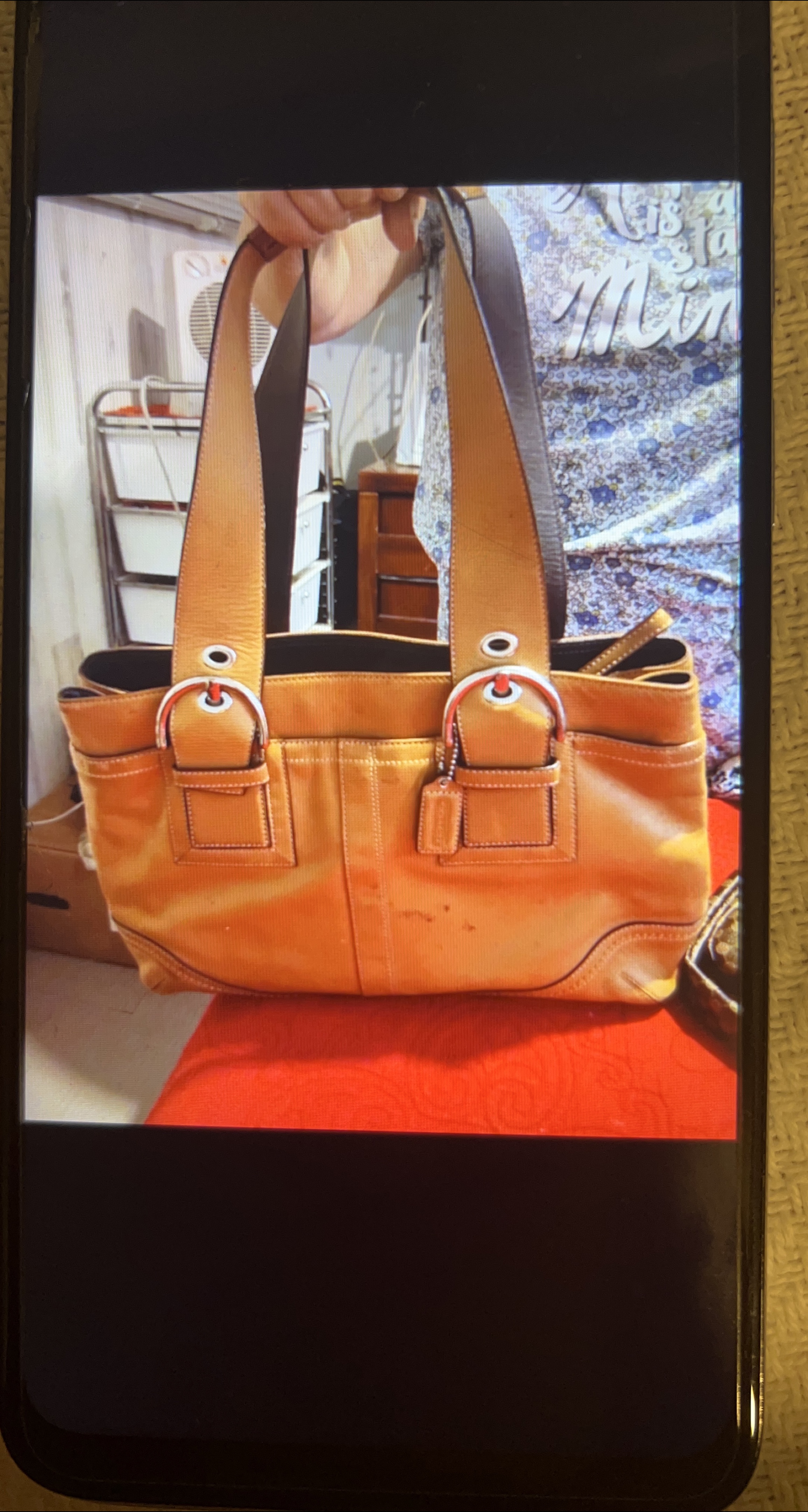 Coach Leather Satchel thumbnail
