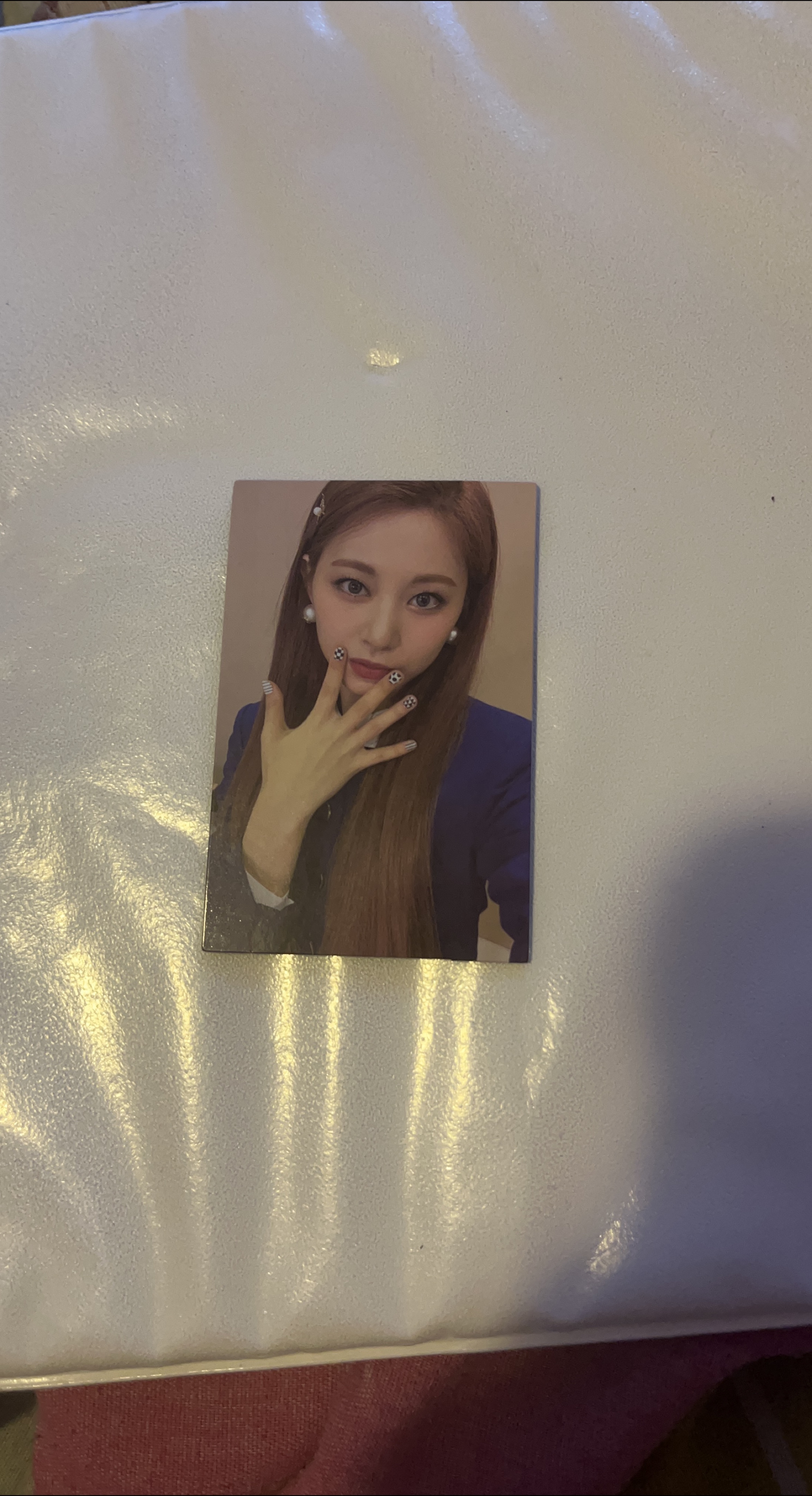 TWICE Tzuyu Signed Photocard ‘Eyes wide open’ Era
