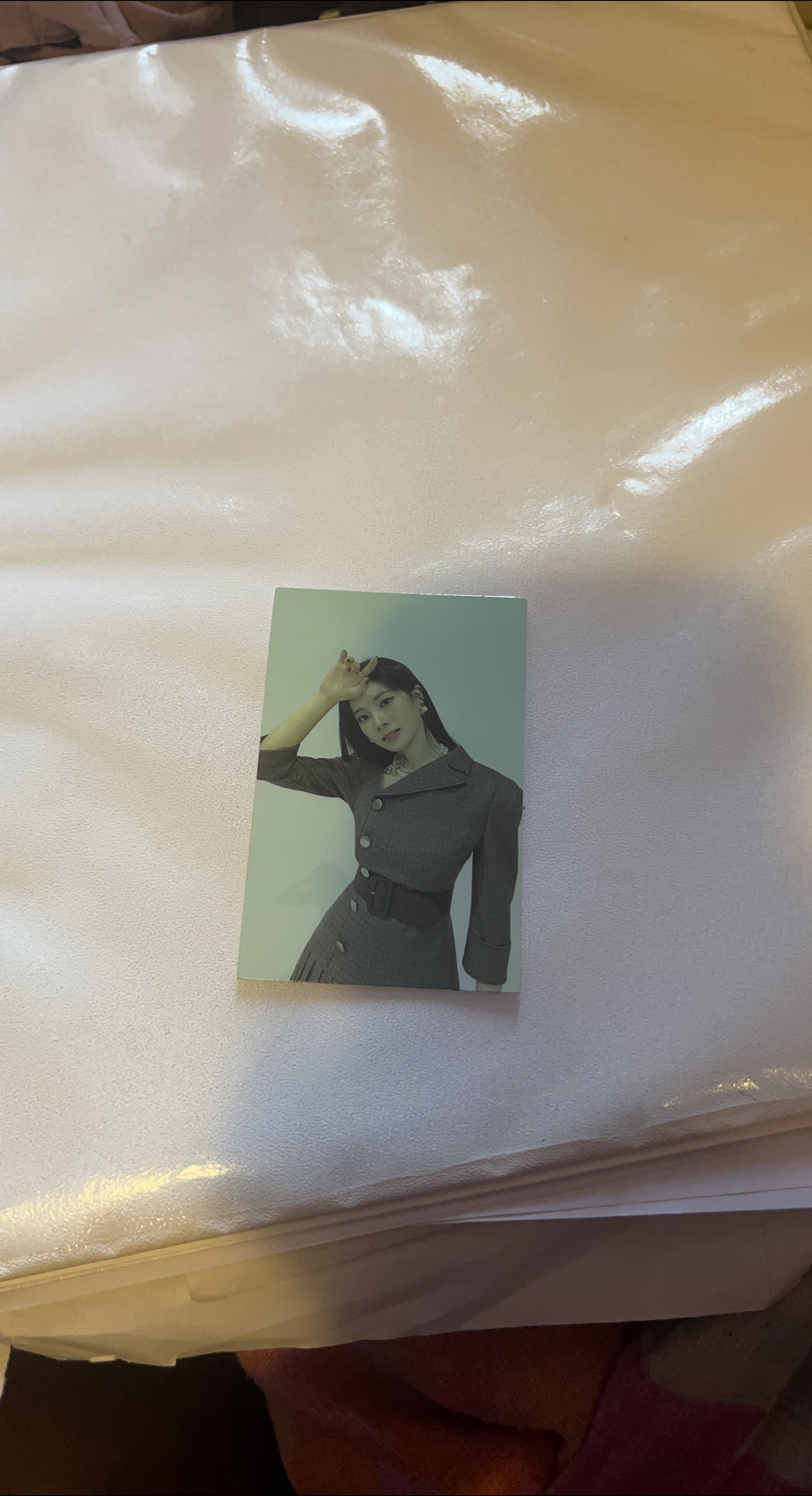 Dahyun TWICE Eyes wide open Signed photo card