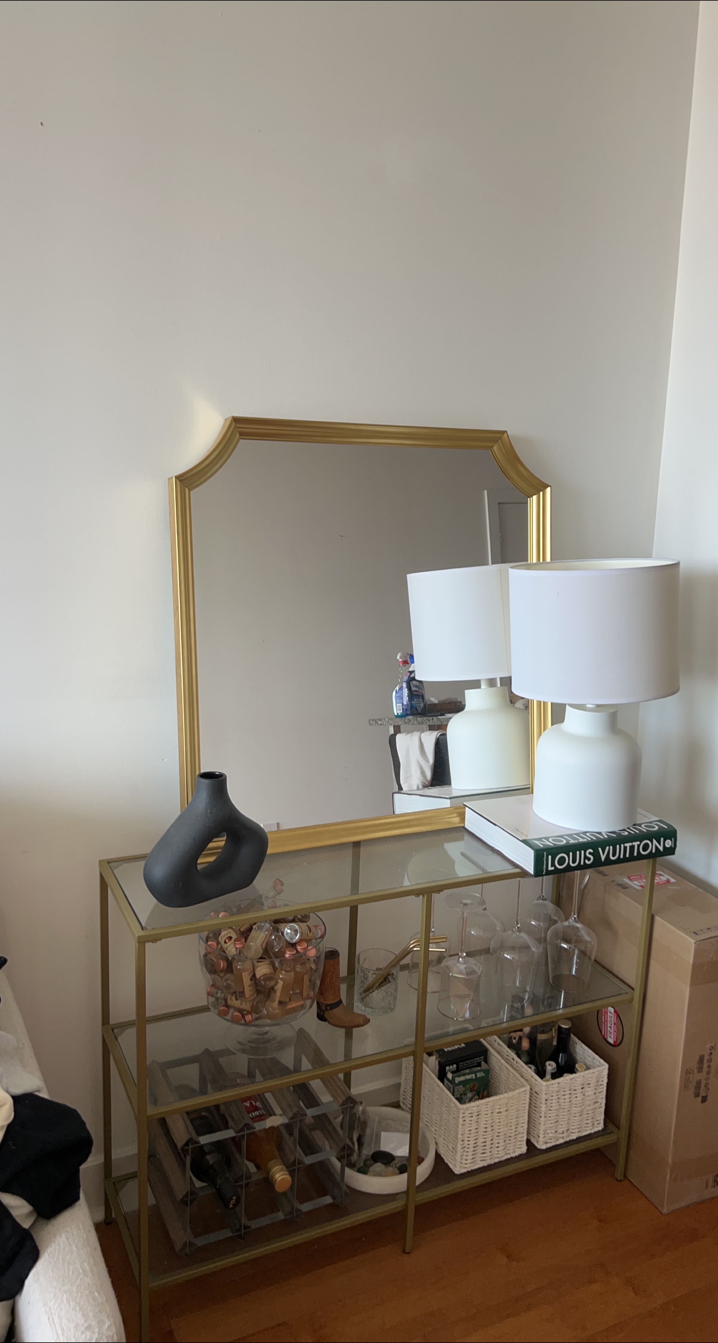 Gold Trimmed Mirror thumbnail