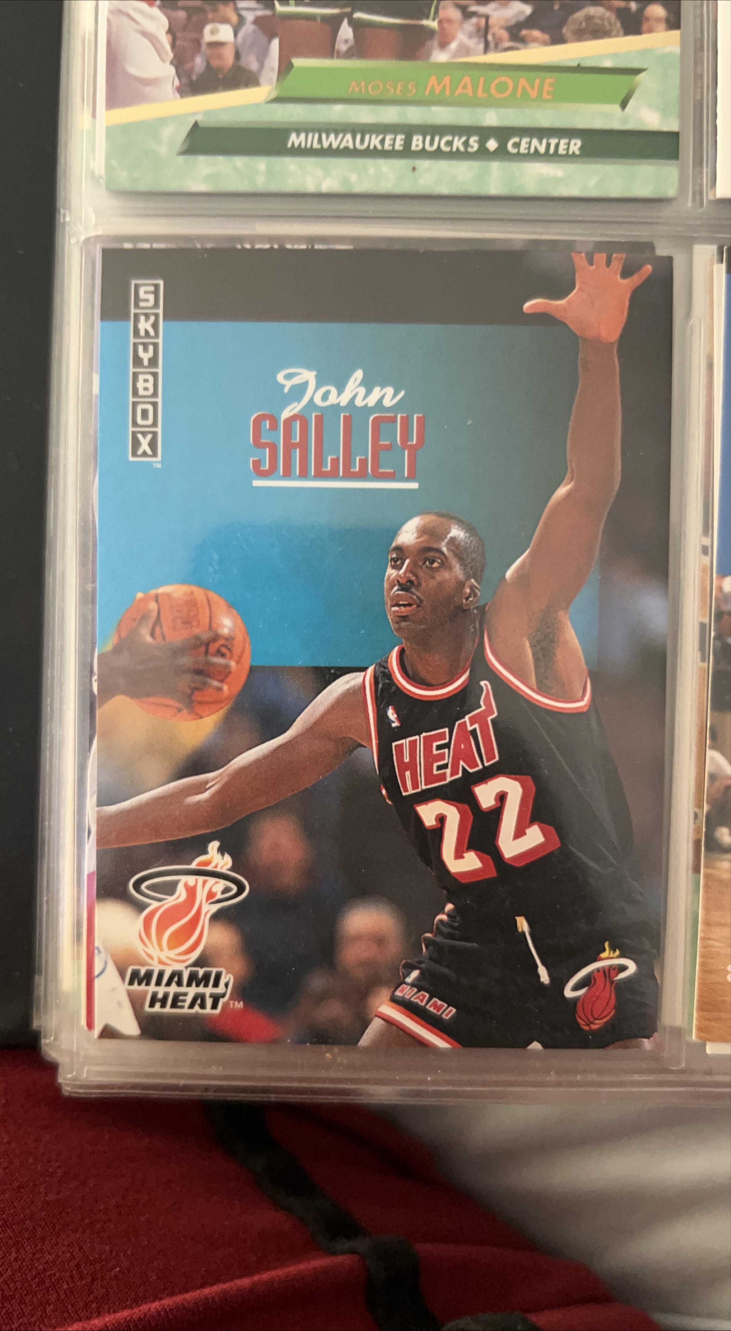 Skybox John Salley Miami Heat Basketball Card