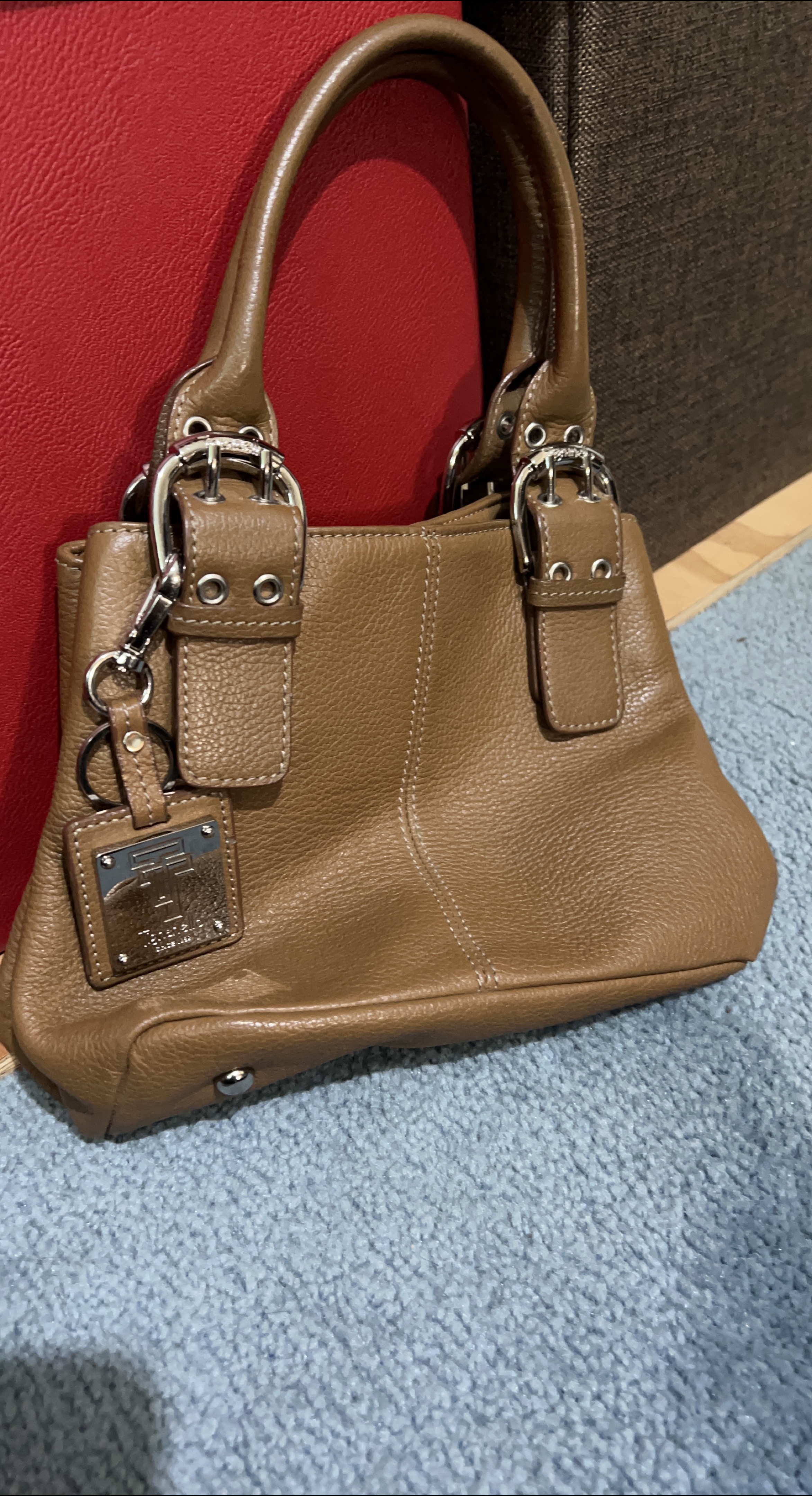 Tignanello Leather Handbag - Brown thumbnail