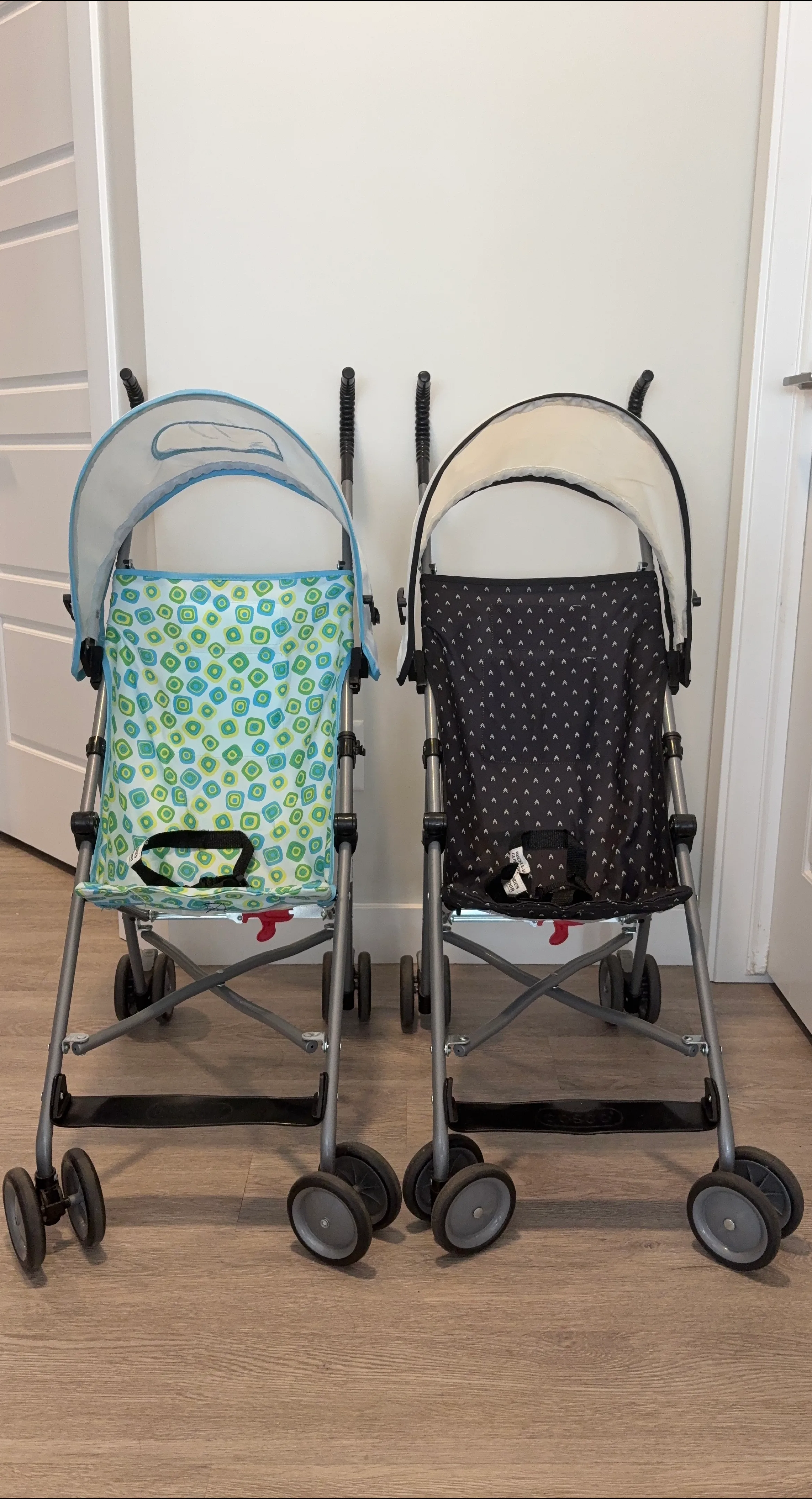 Two Umbrella Strollers