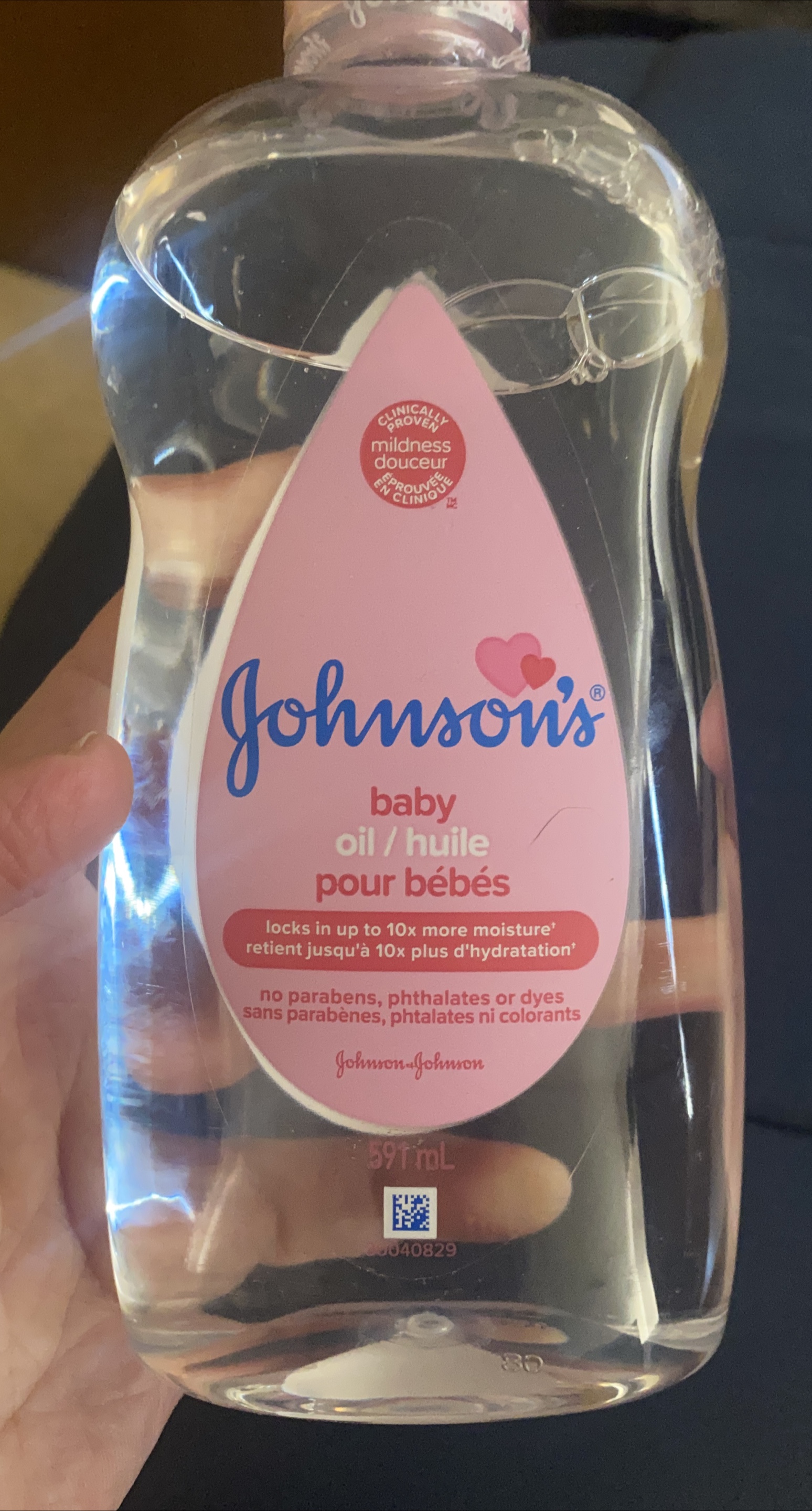 Johnson's Baby Oil 591mL thumbnail