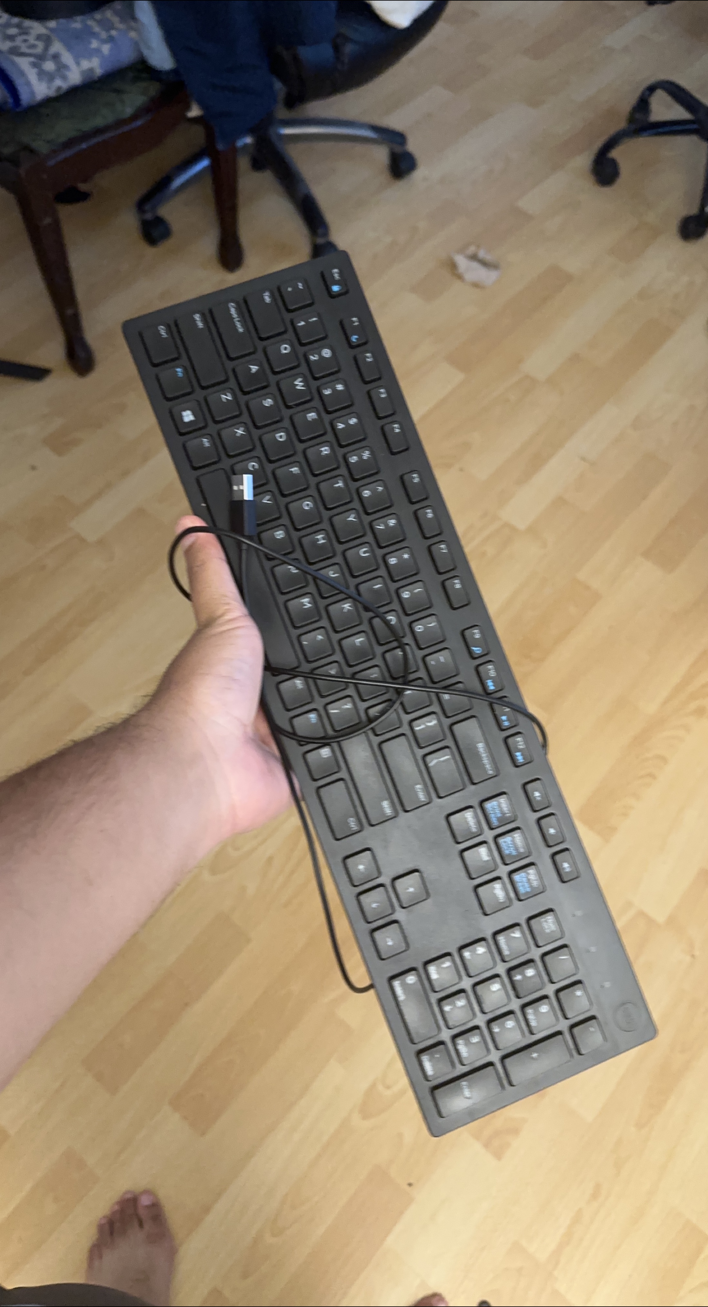 Dell Wired Keyboard - Black