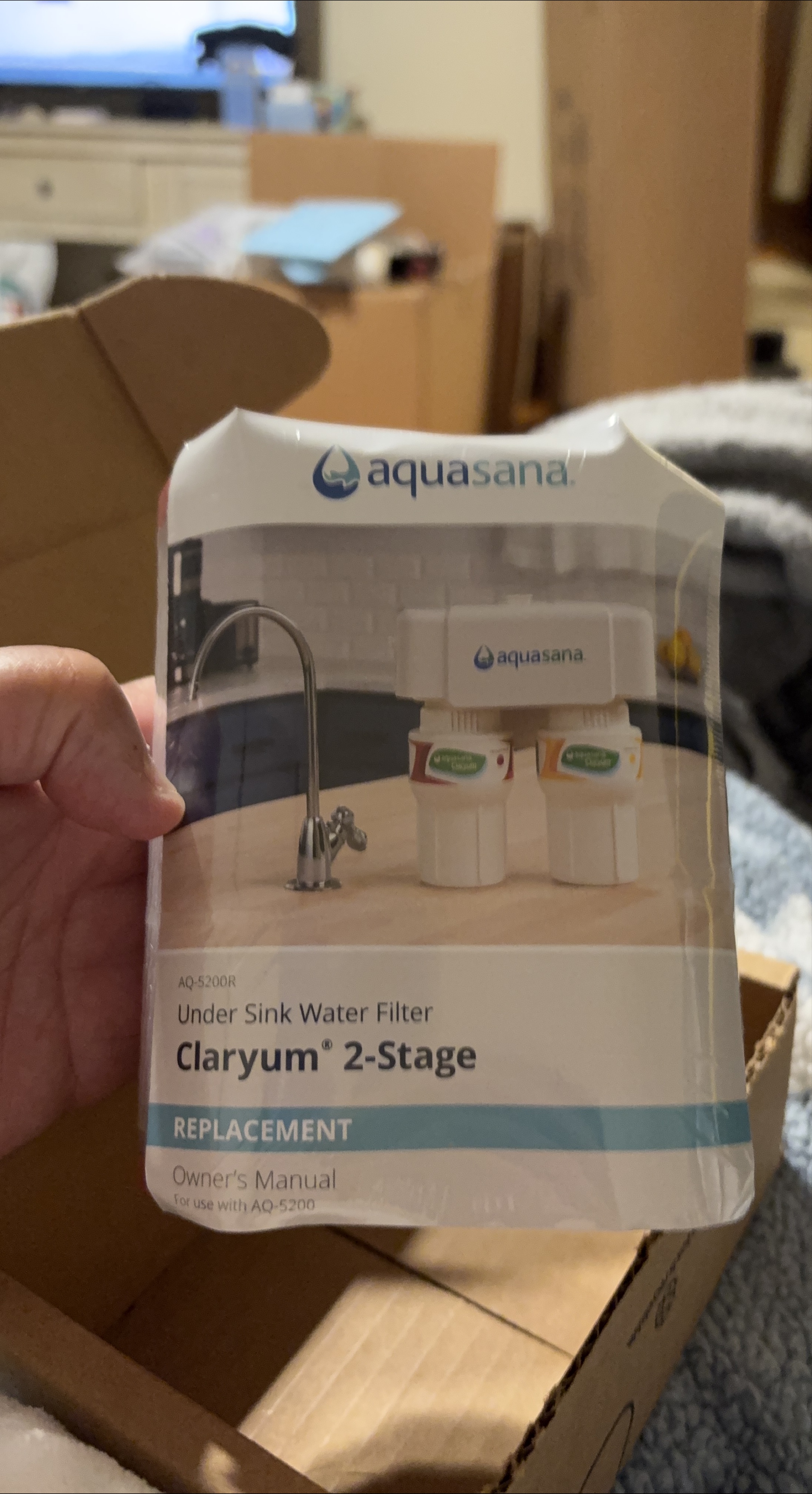 Aquasana Claryum 2-Stage Under Sink Water Filter thumbnail