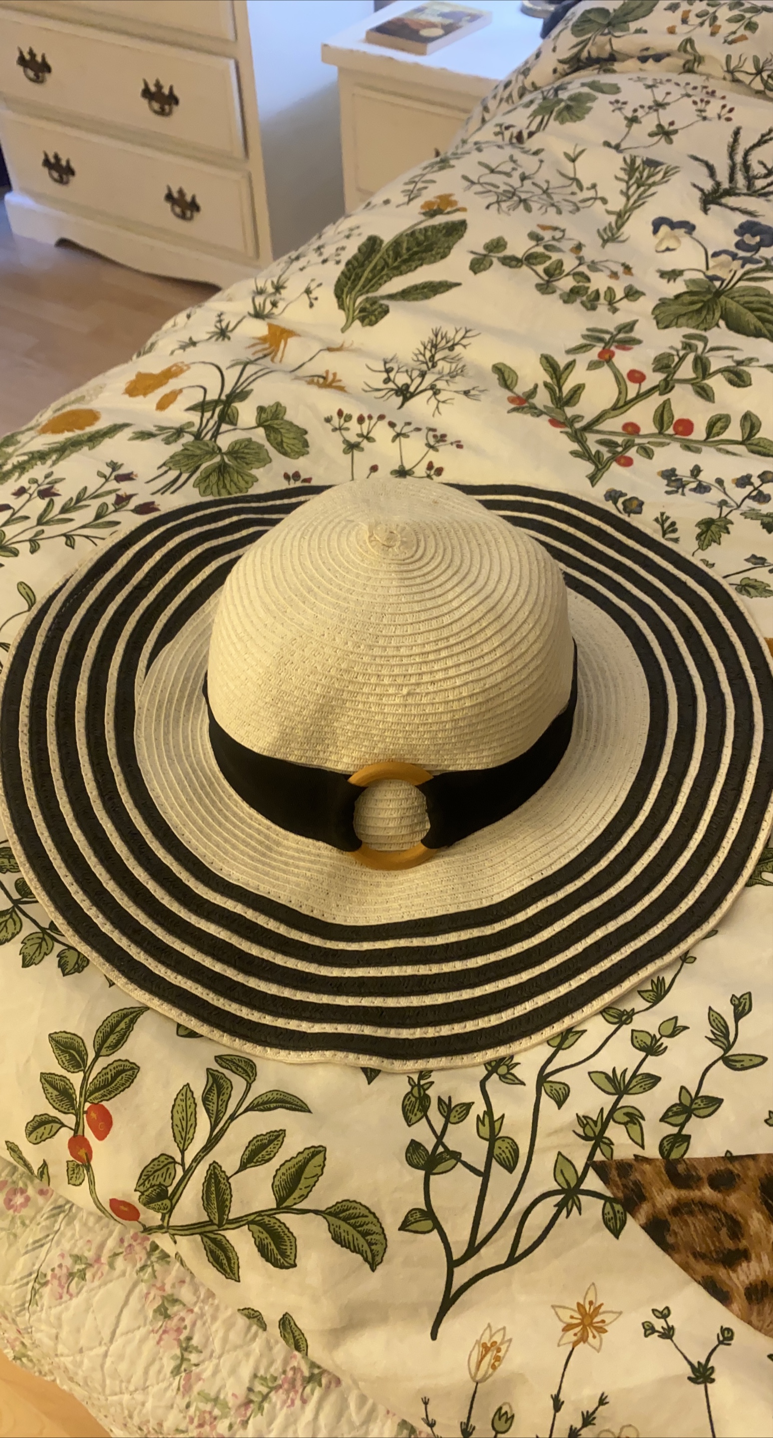 Jessica Hat - Striped Sun Hat thumbnail