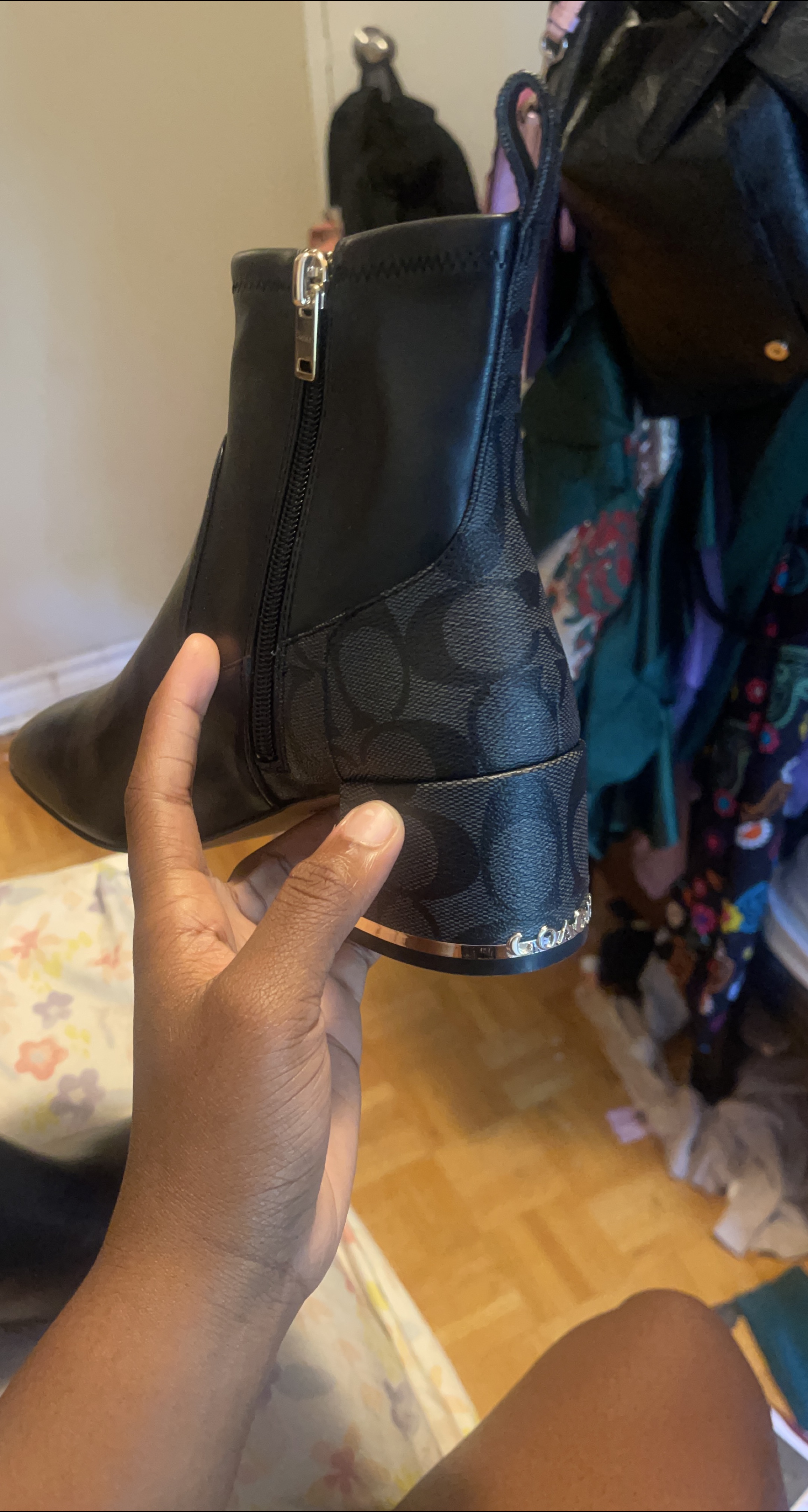 Coach Black Ankle Boots
