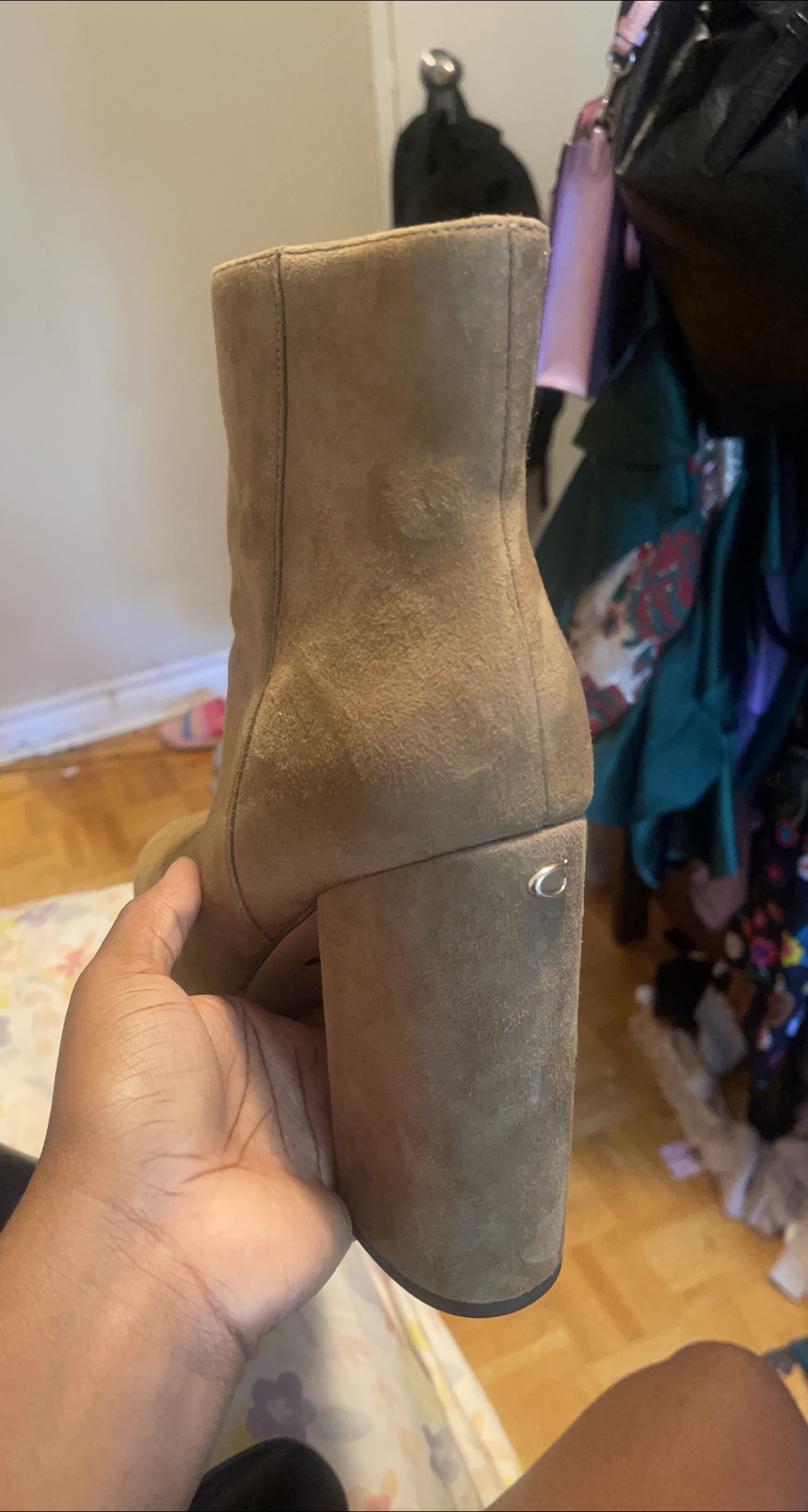 Coach Suede Heeled Booties image indicator(1)