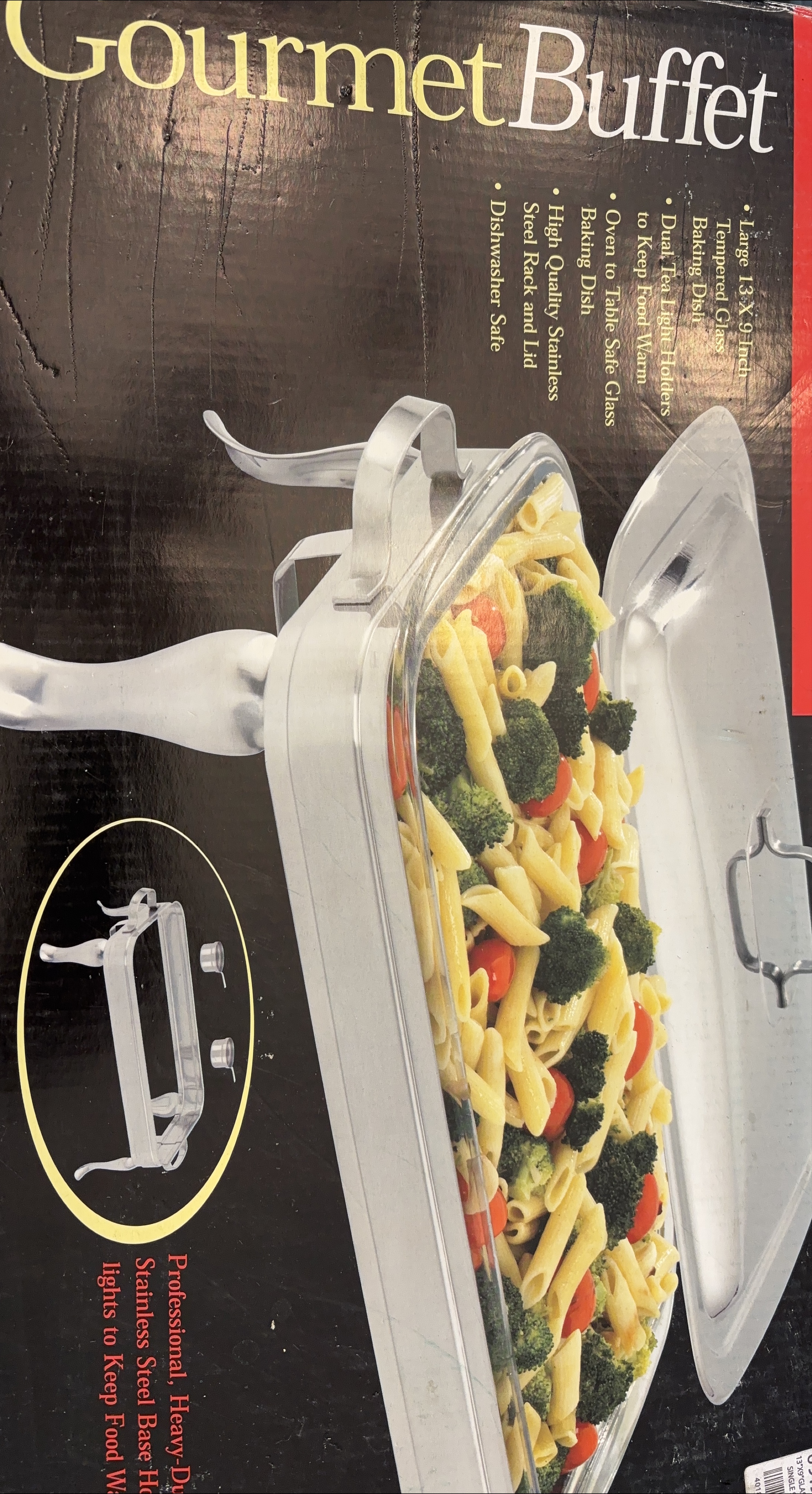Gourmet Buffet Server with Stainless Steel Rack thumbnail