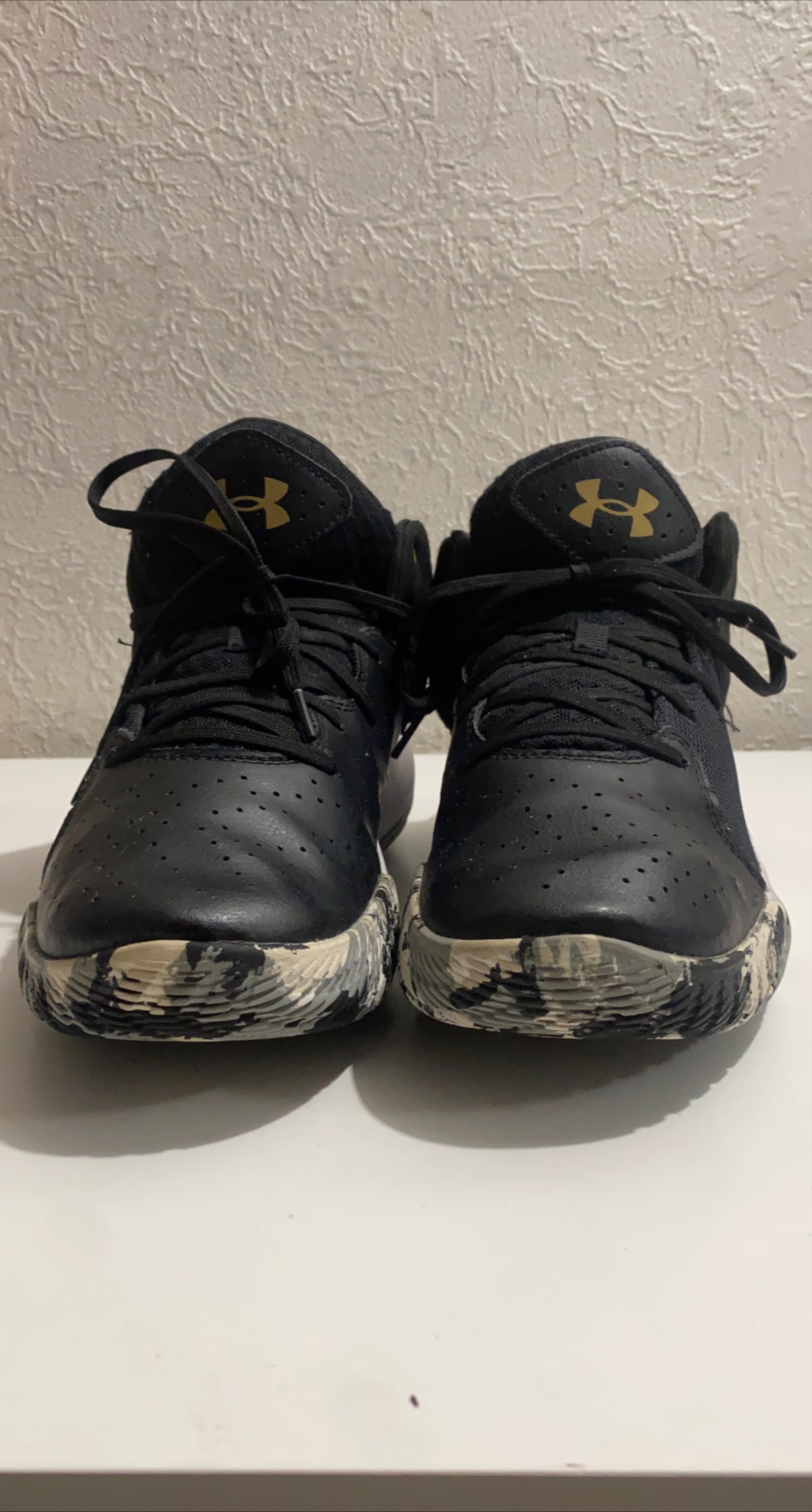 Under Armour Basketball Shoes - Black & Gold thumbnail