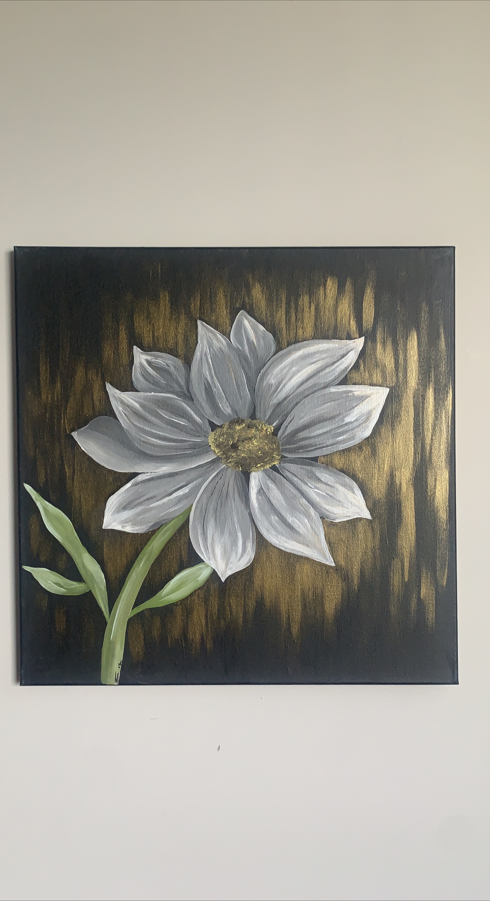 Flower Painting on Canvas thumbnail
