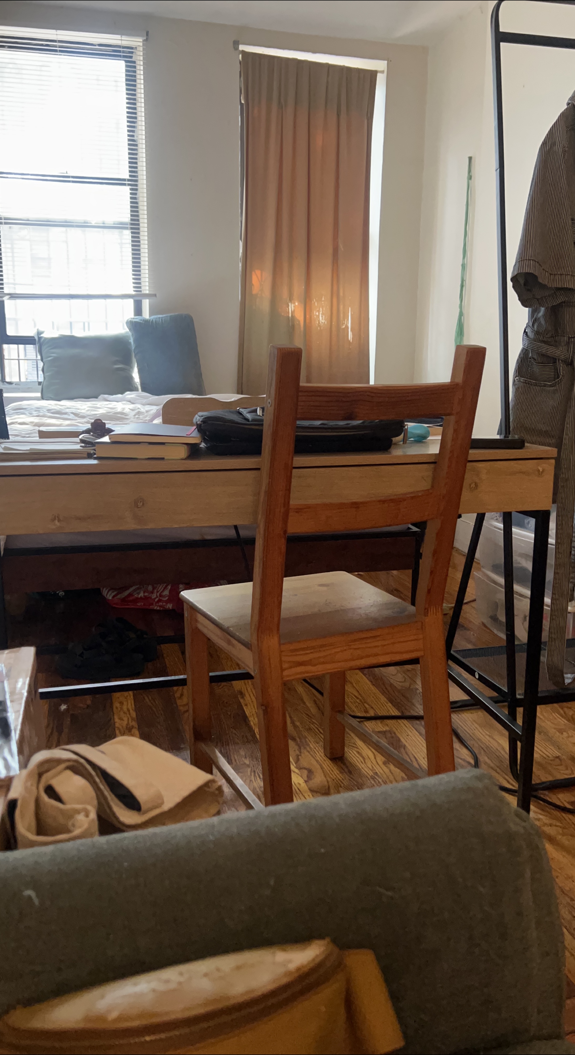 Wooden Desk ; Must be gone by Sunday, July 13 — MOVING OUT ASAP thumbnail
