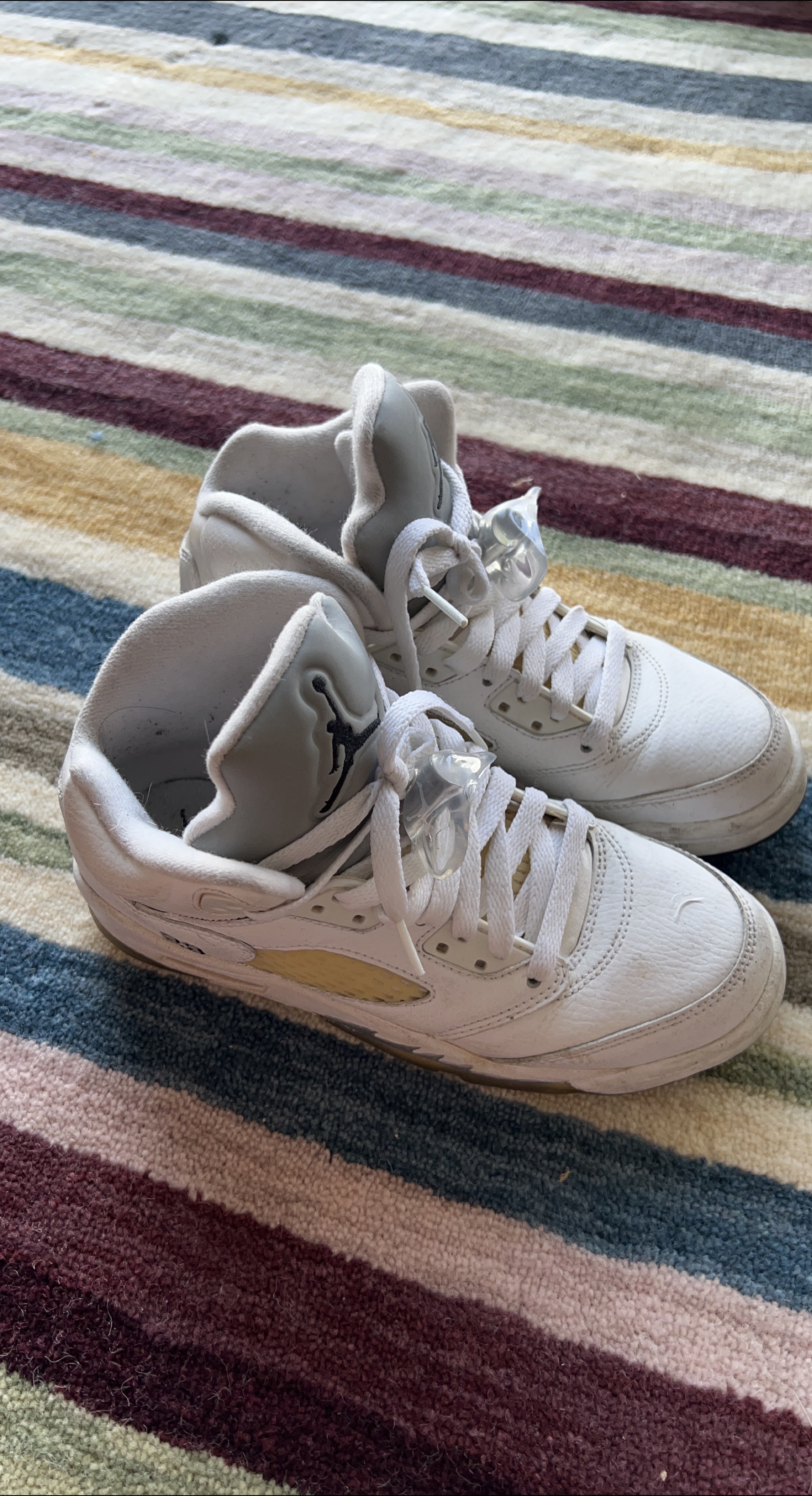 Air Jordan 5 Retro White Size 4Y thumbnail