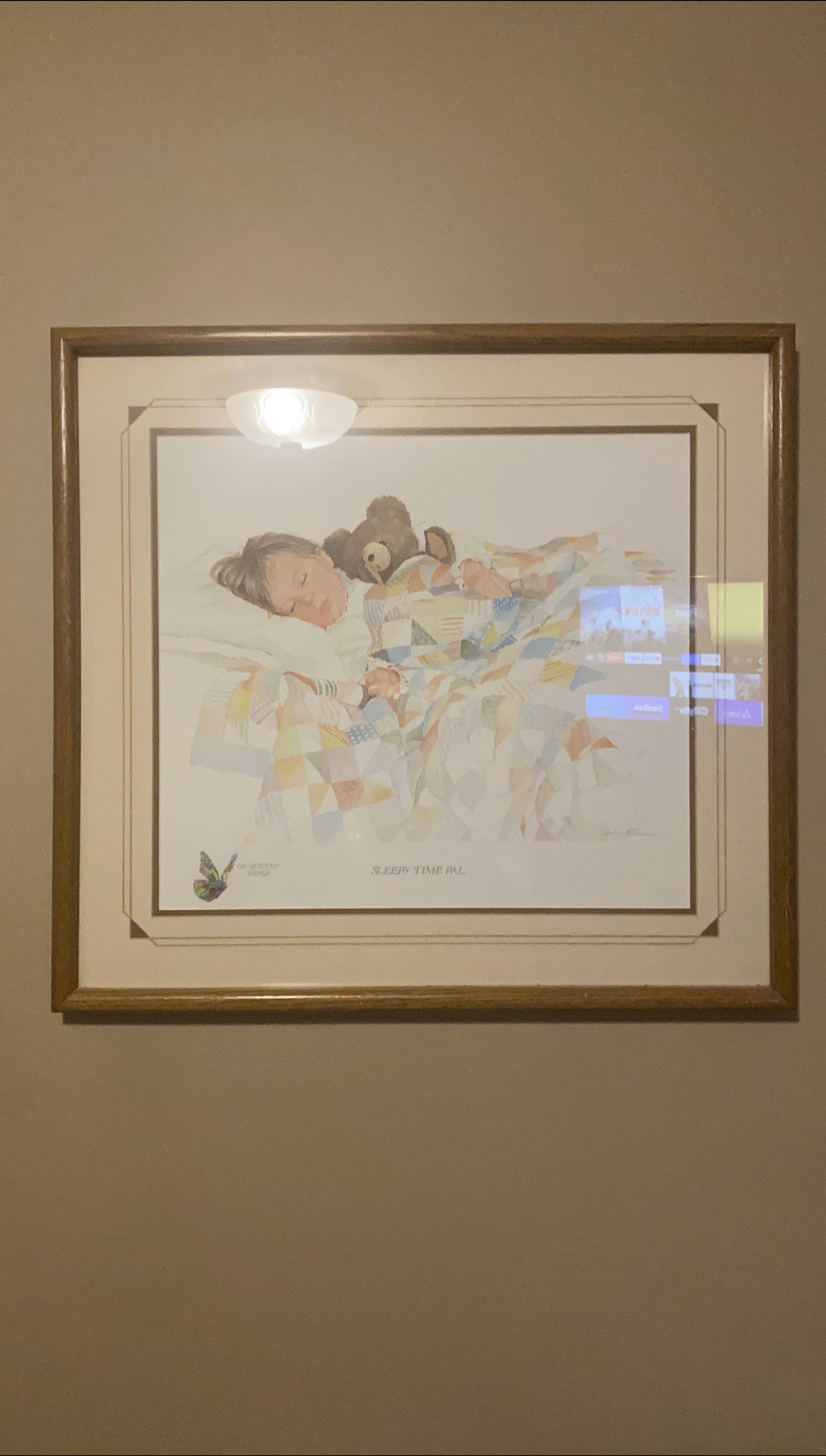 Framed 'Sleepy Time Pal' Print thumbnail