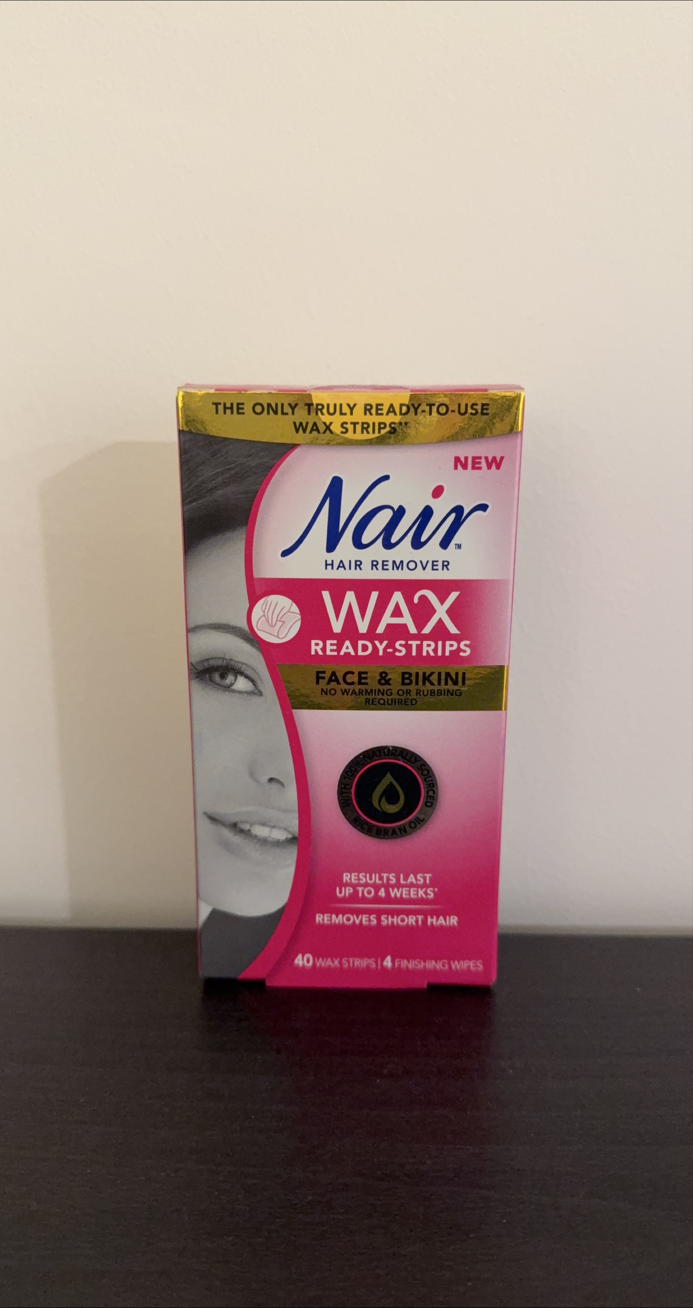 Nair Wax Ready-Strips - Face & Bikini thumbnail