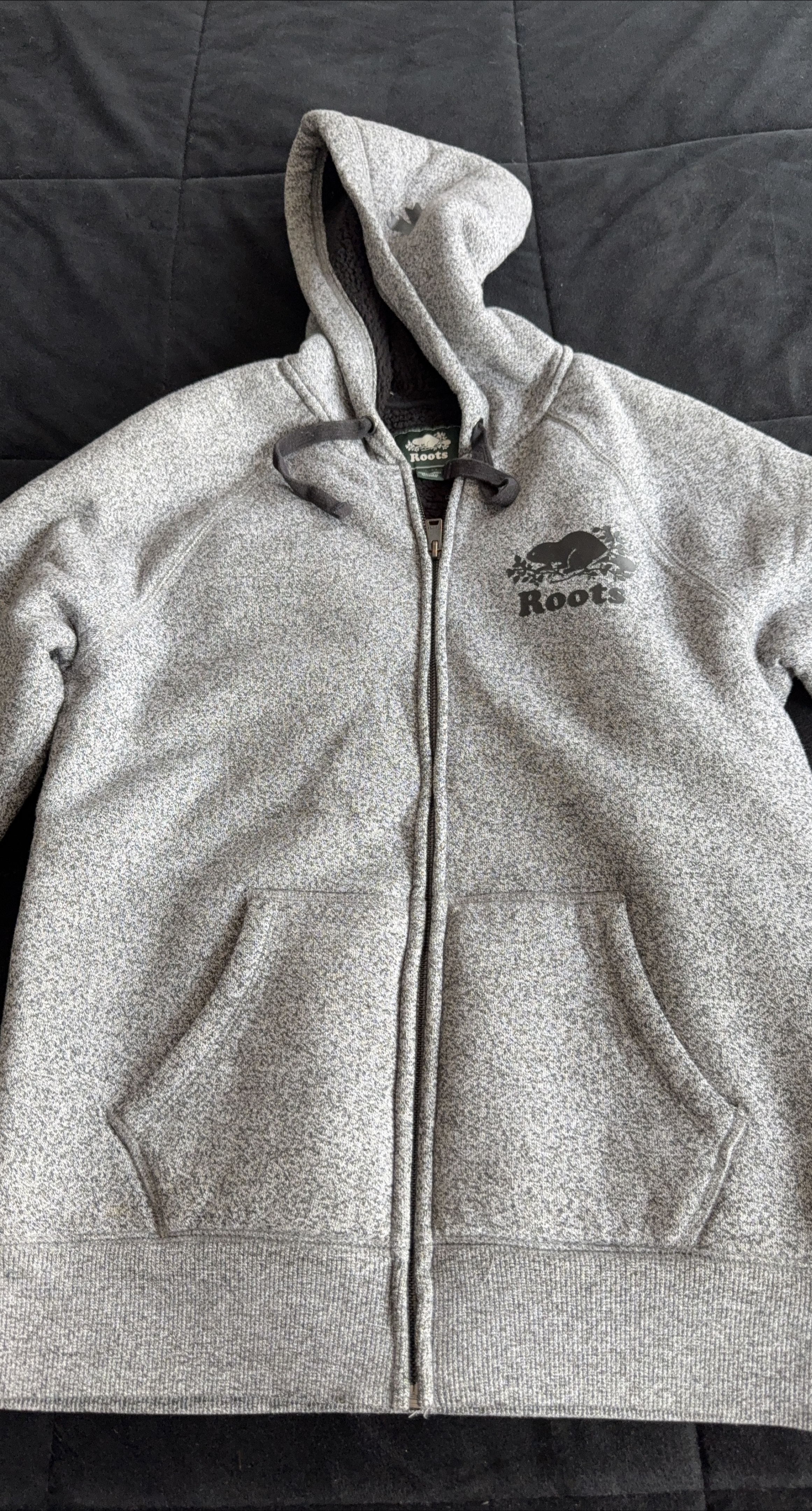 Roots Grey Full Zip Hoodie thumbnail