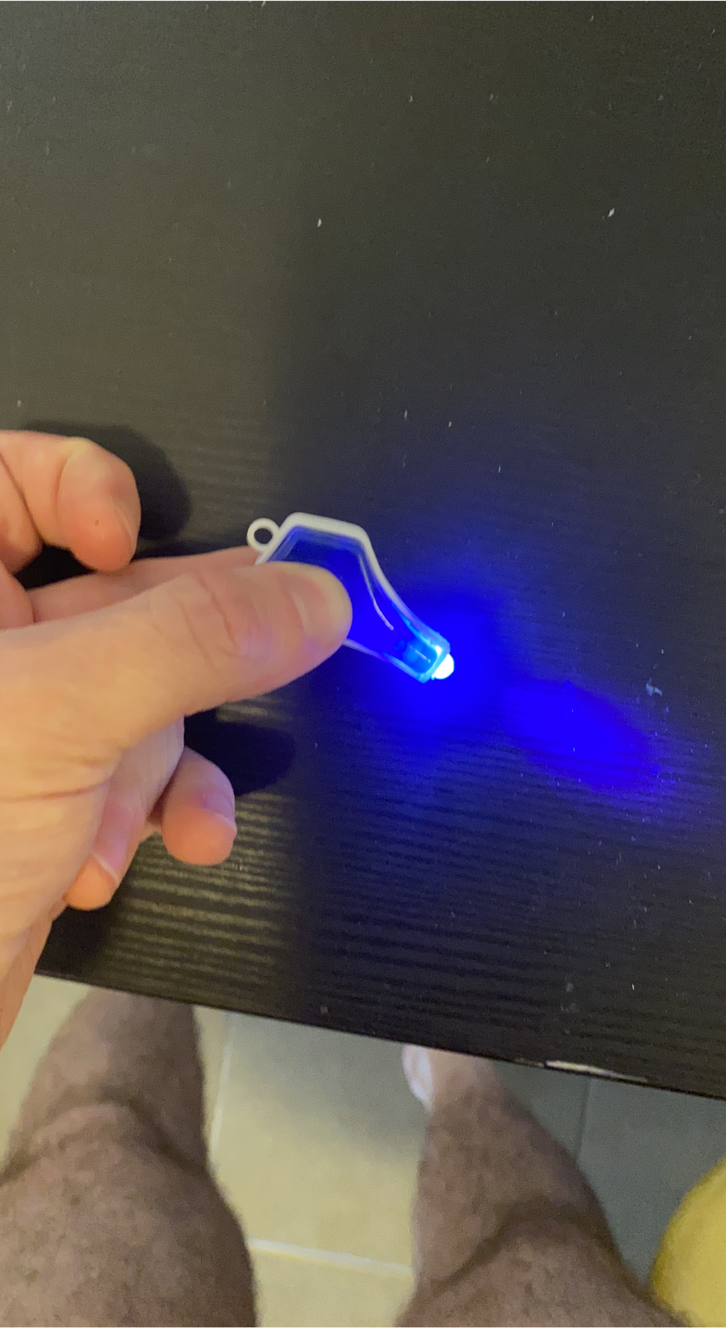 Keychain with Blue LED Light - photo 2