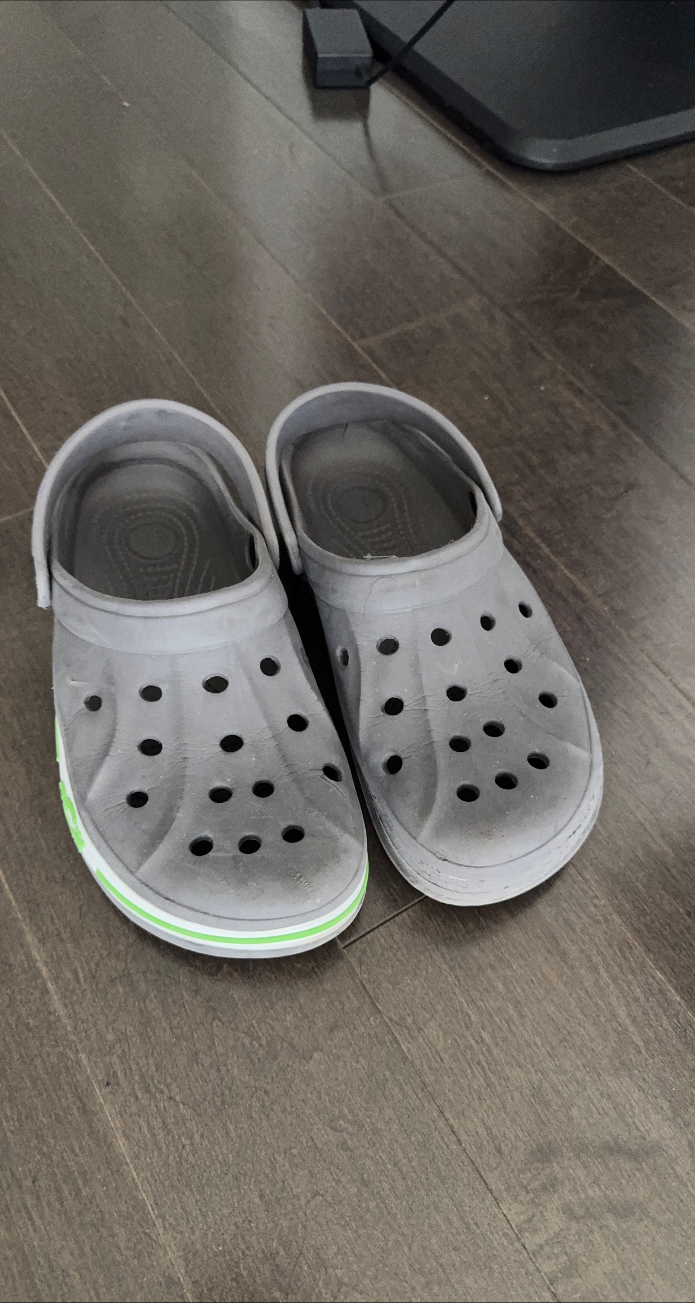 Grey Crocs Clogs thumbnail