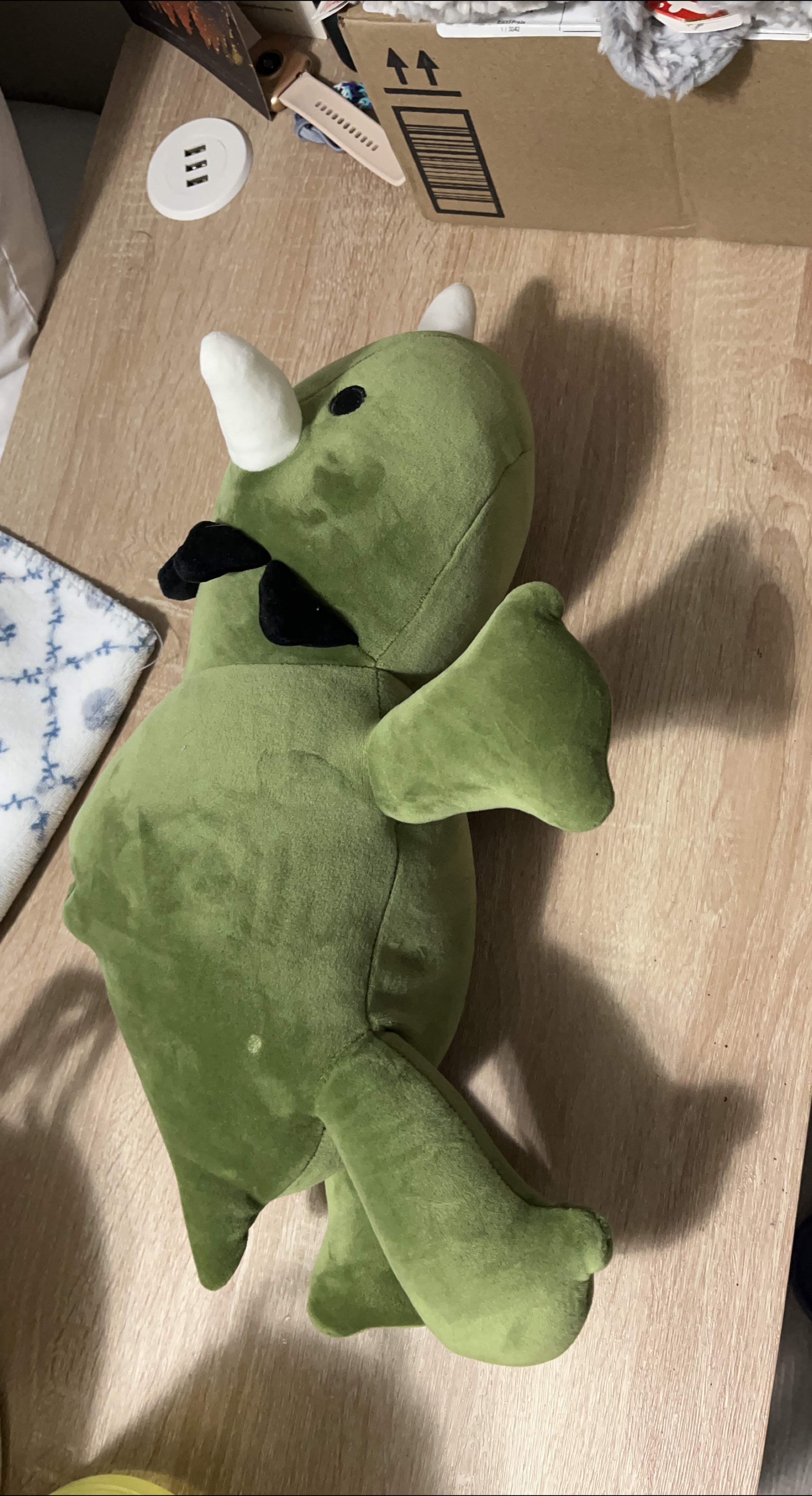 Weighted Green Dinosaur Plushie thumbnail