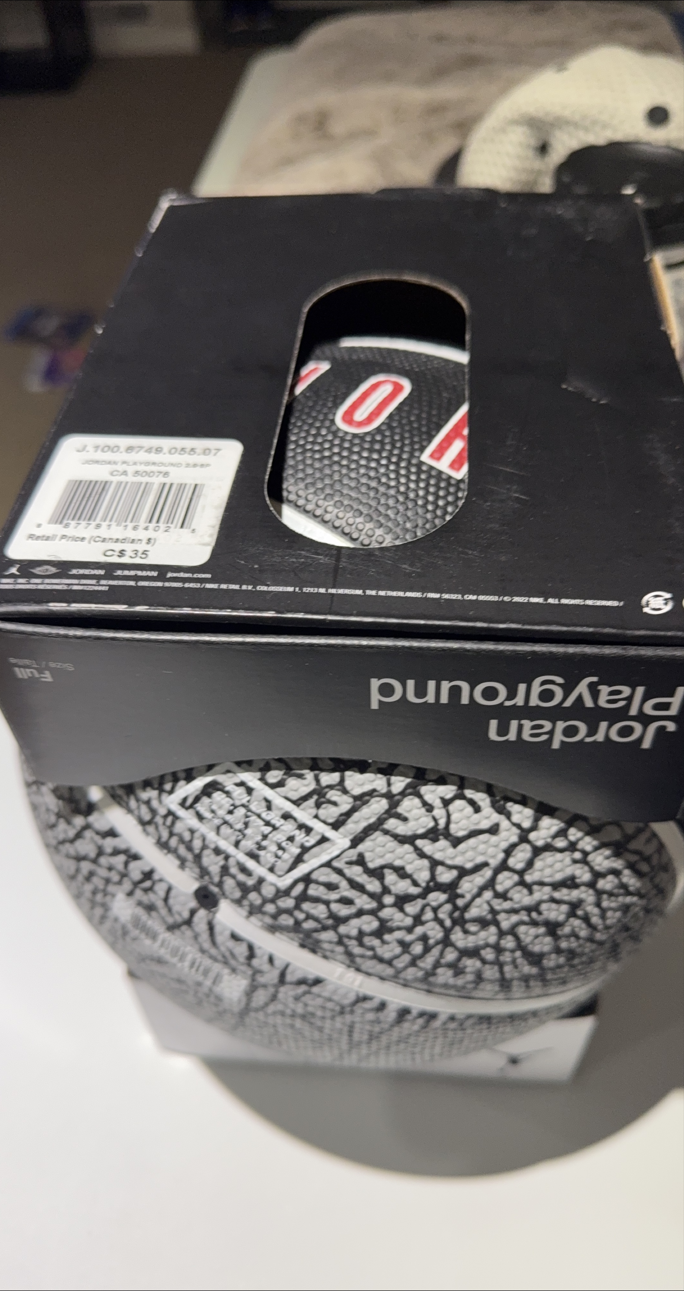 New Jordan Playground Basketball - Full Size thumbnail