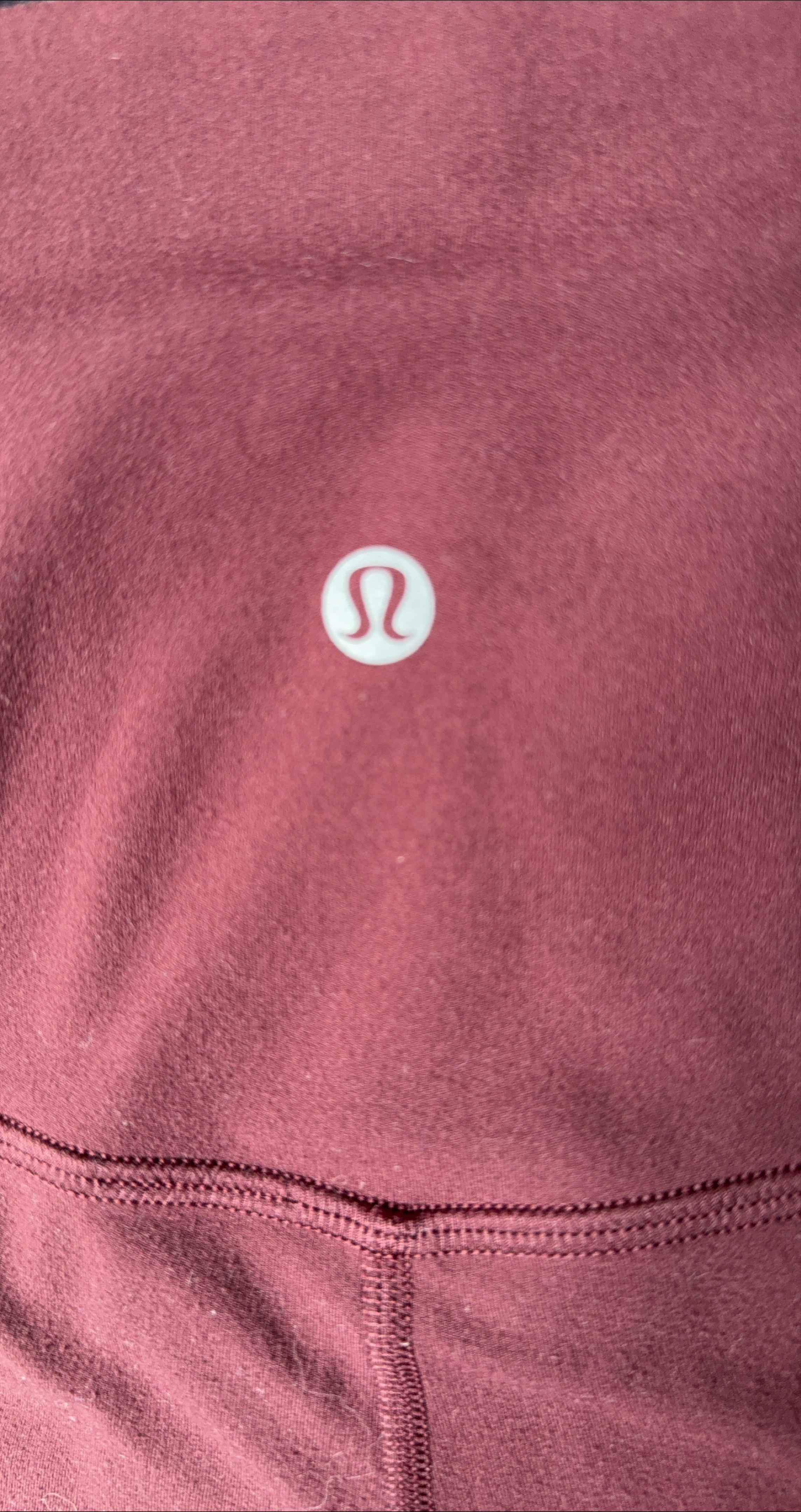 Lululemon Burgundy Yoga Leggings thumbnail