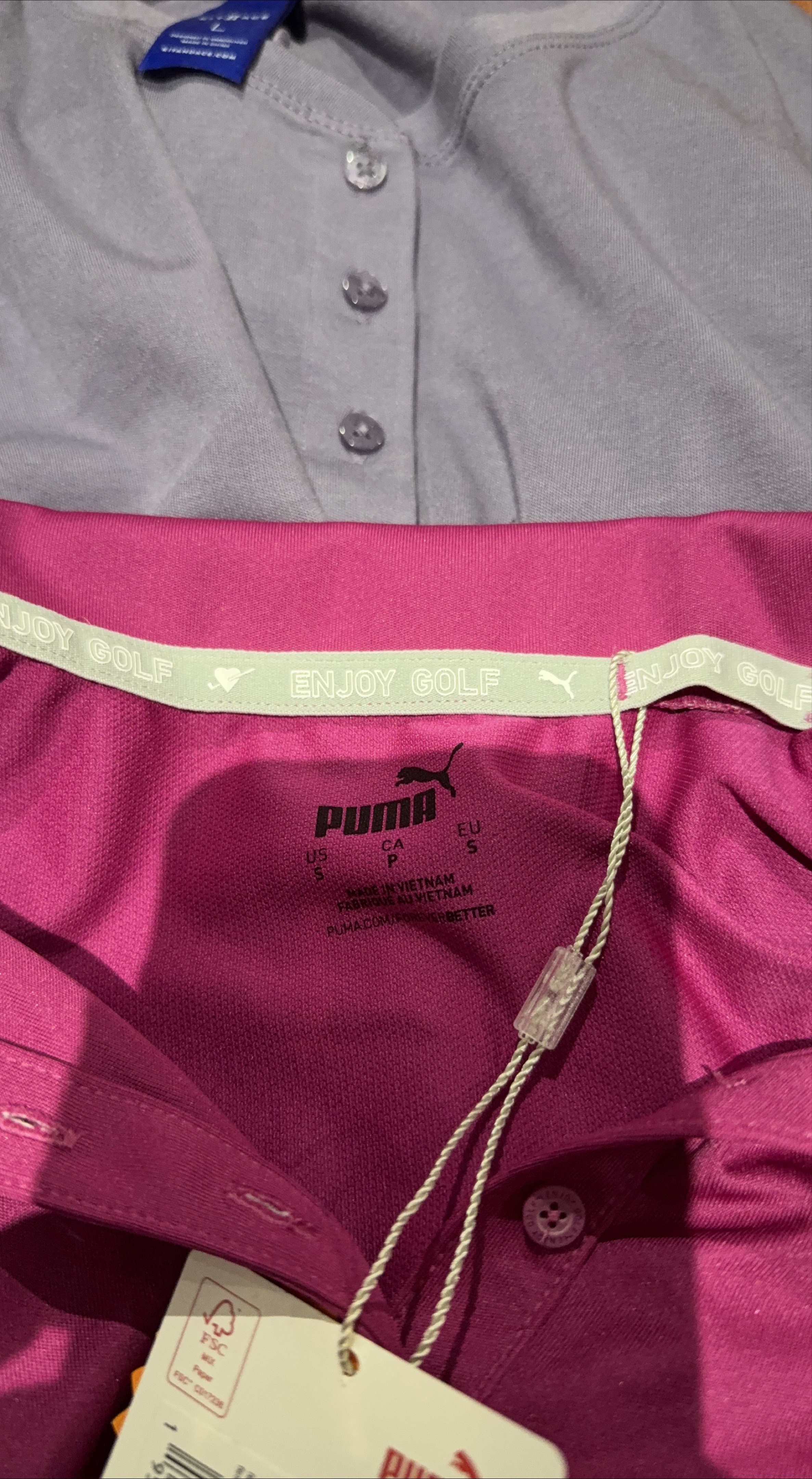 Puma Golf Polo Shirts - Size S image indicator(1)