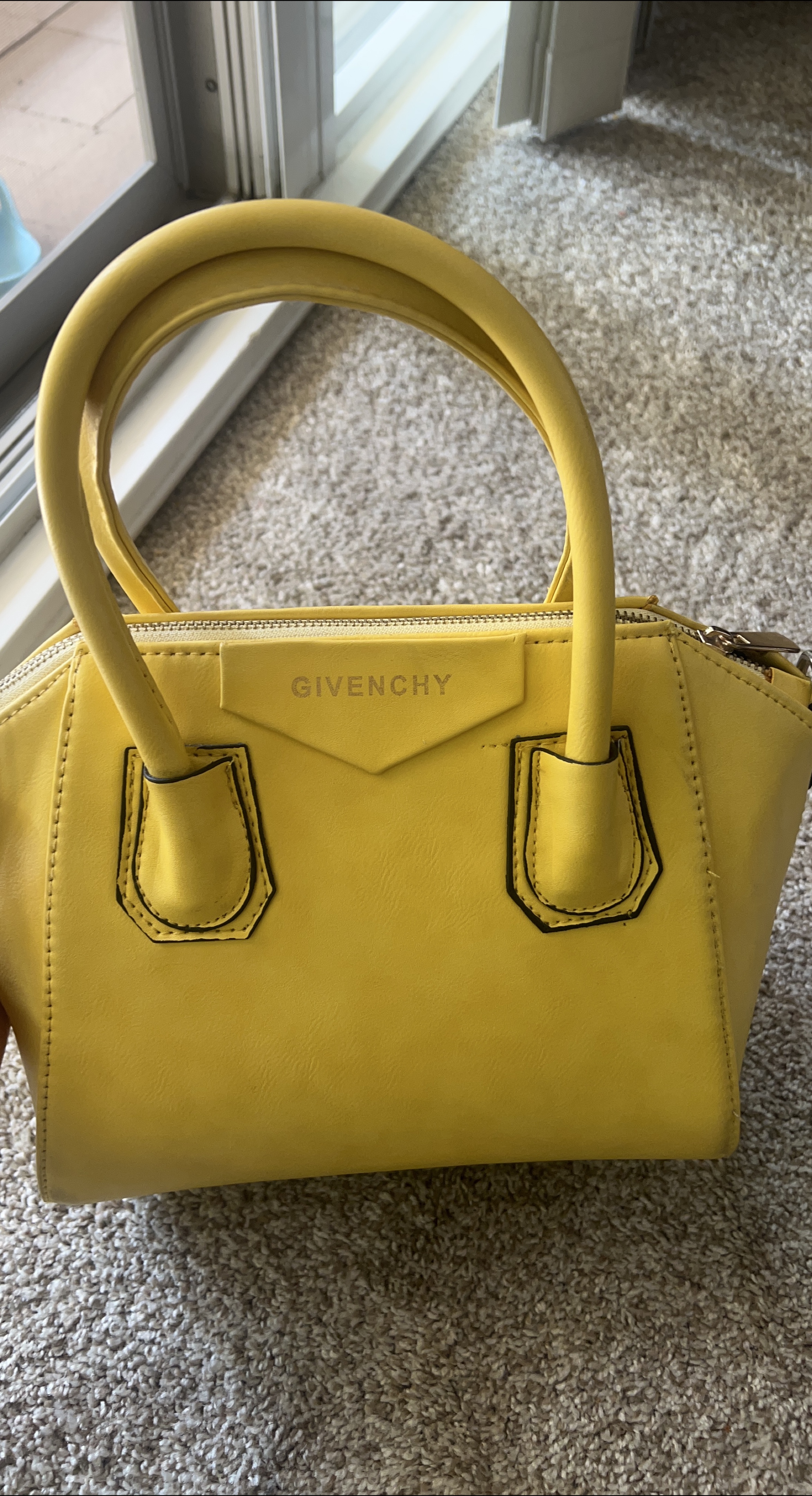 Givenchy Yellow Leather Handbag thumbnail