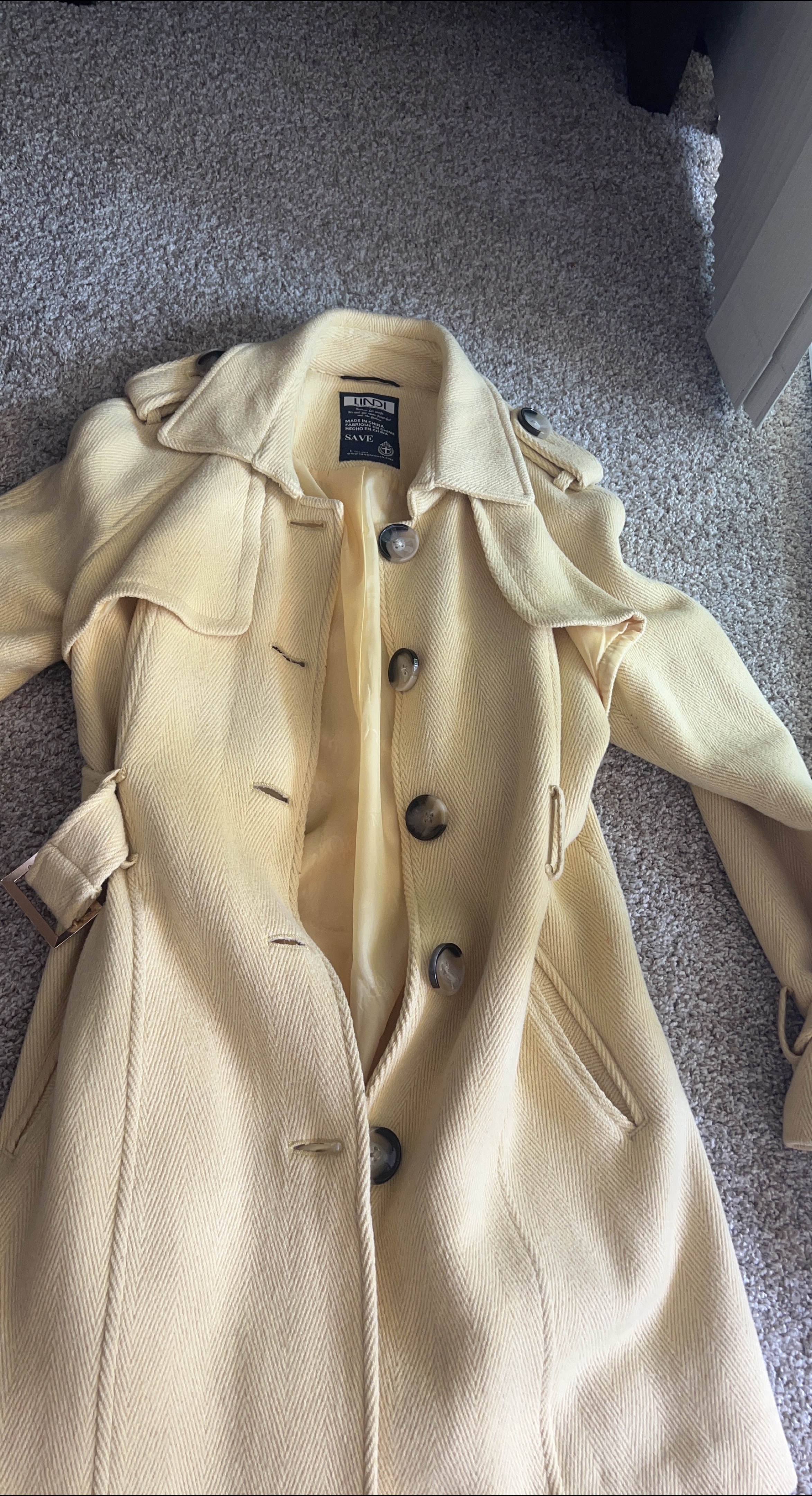 INC International Concepts Trench Coat - Size XXS thumbnail