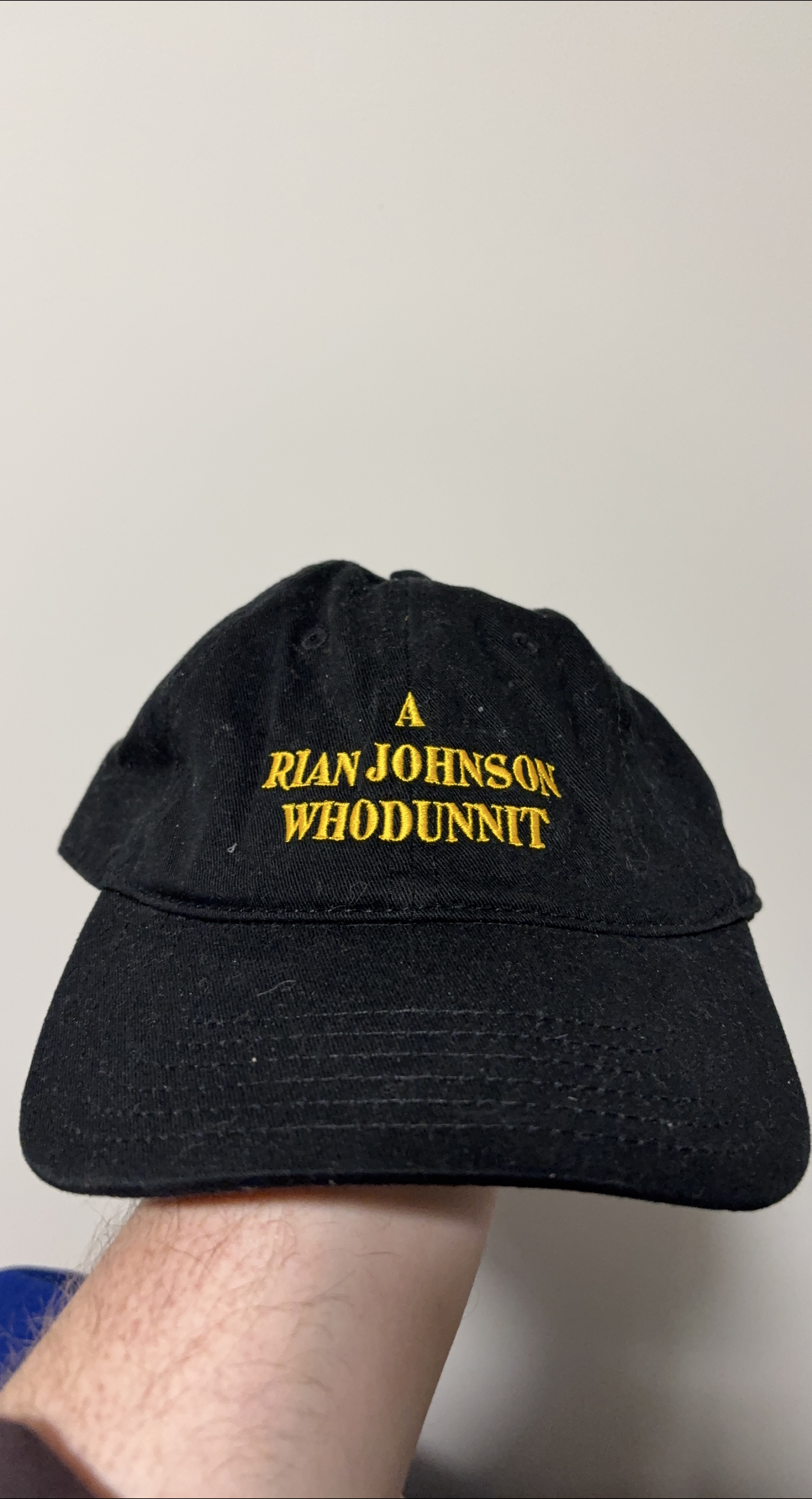 Rian Johnson Whodunnit Black Hat thumbnail