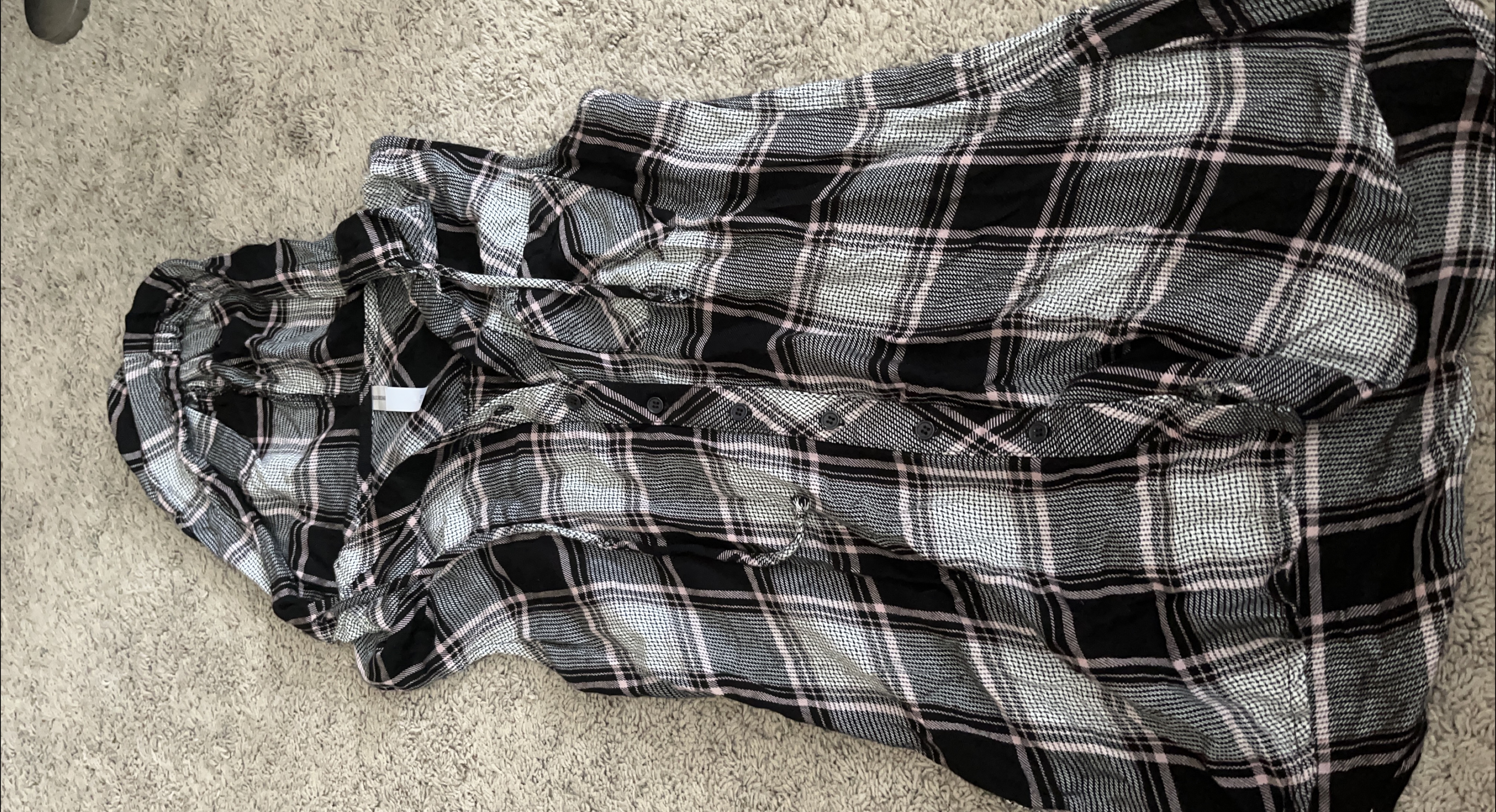 Warehouse One Plaid Hooded Shirt - XS thumbnail