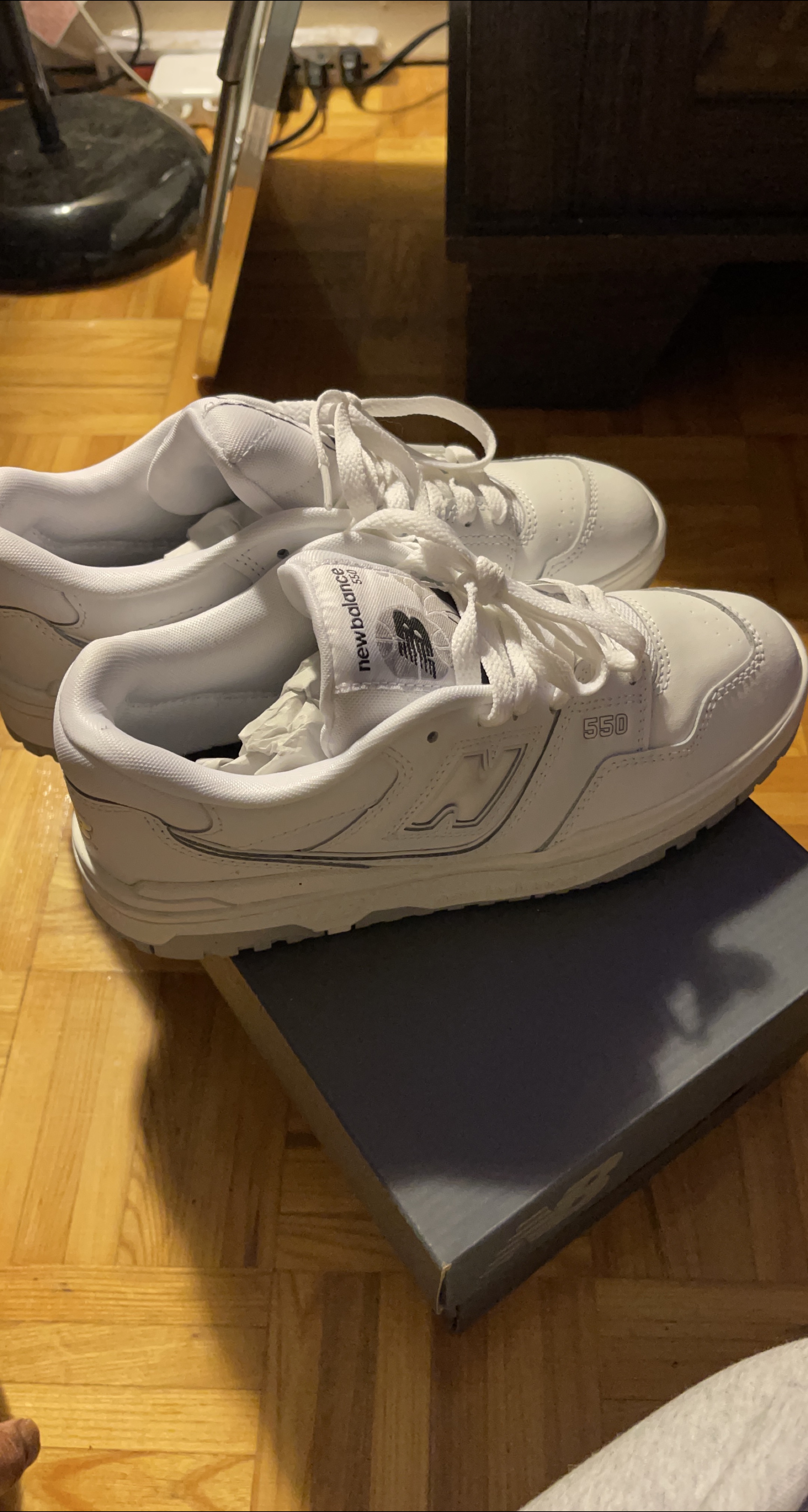 New Balance 550 White Sneakers thumbnail
