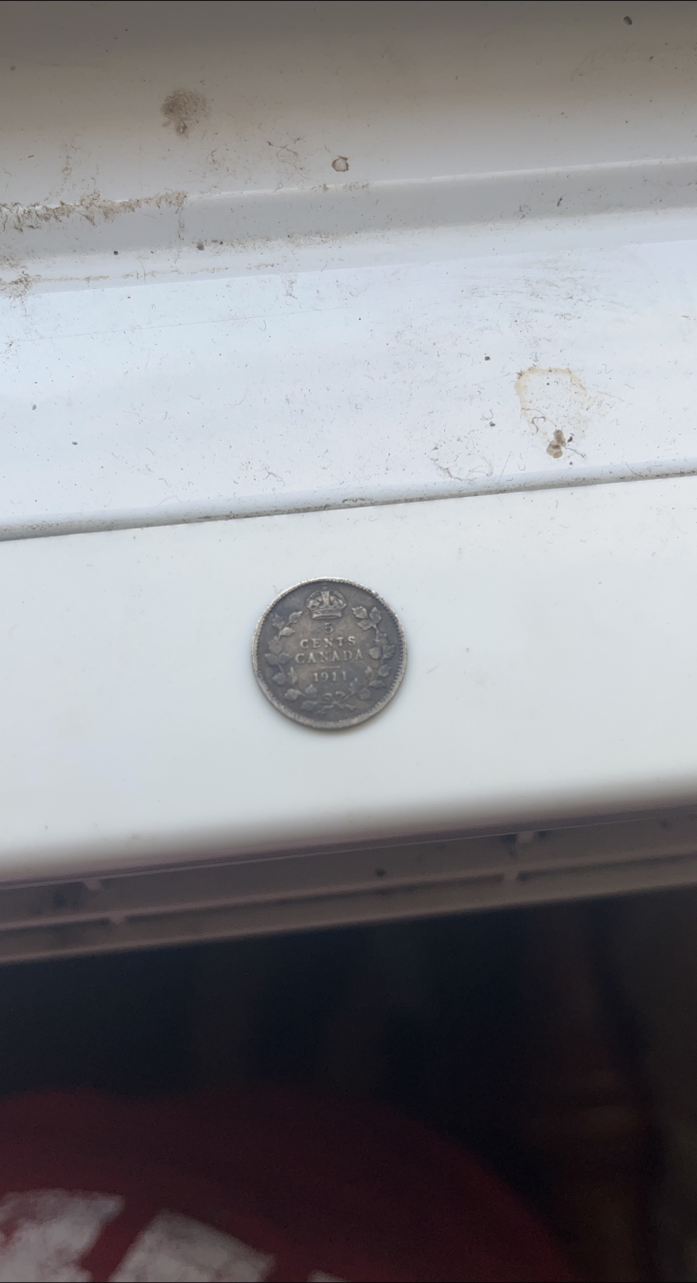 1911 Canada 5 Cents Coin thumbnail
