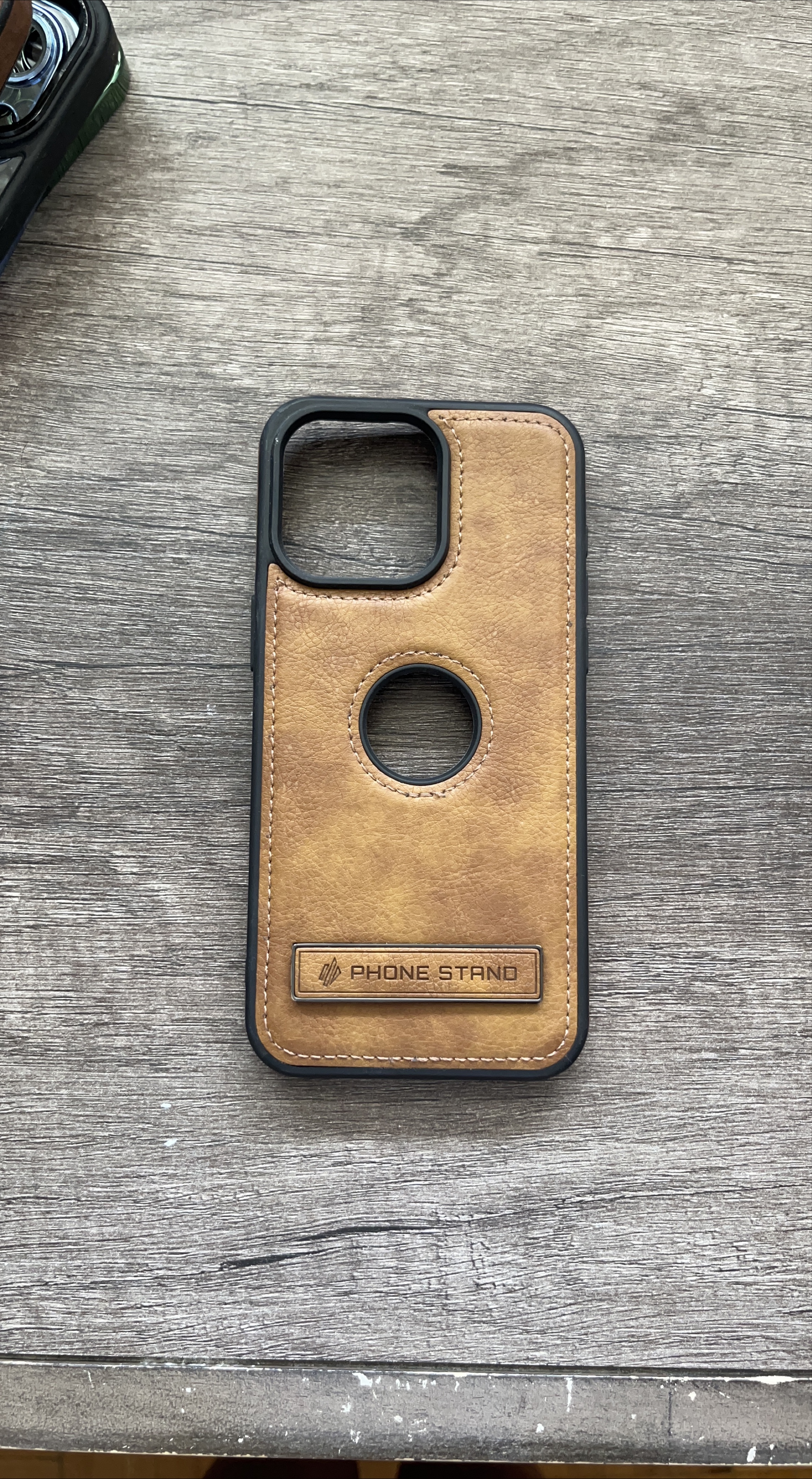 Leather iPhone Case with Phone Stand thumbnail