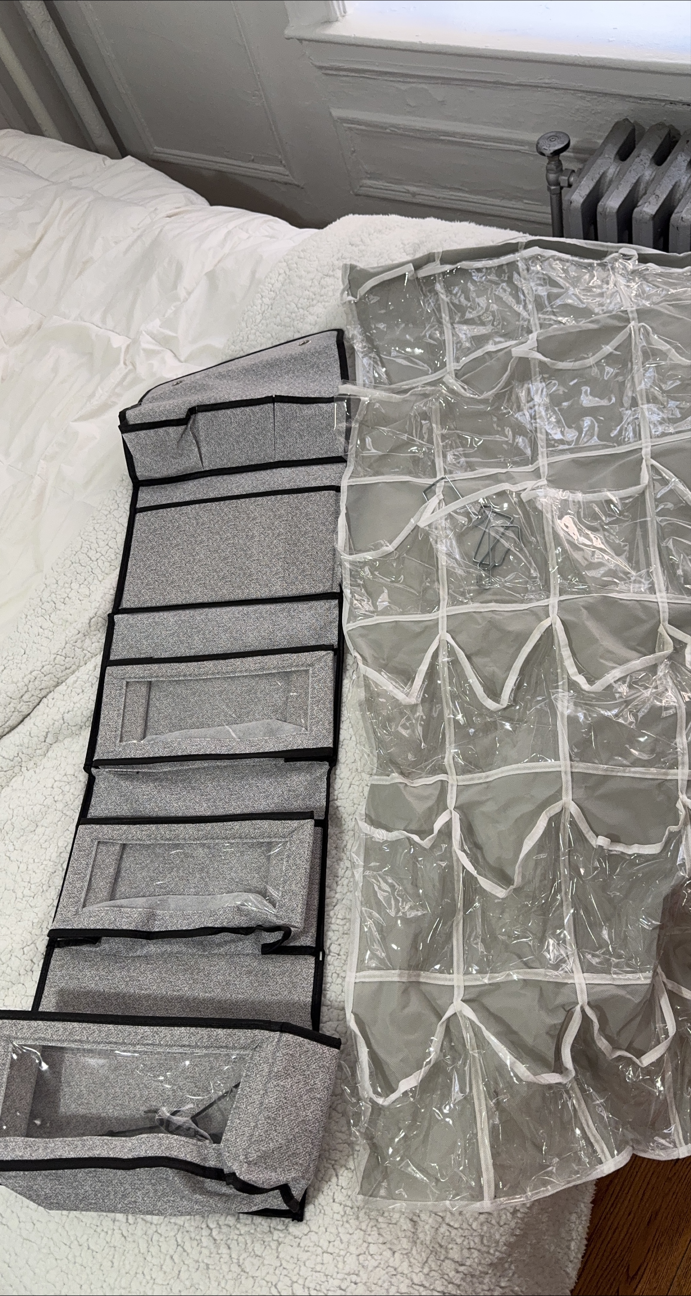 Hanging Closet Organizer - Gray thumbnail