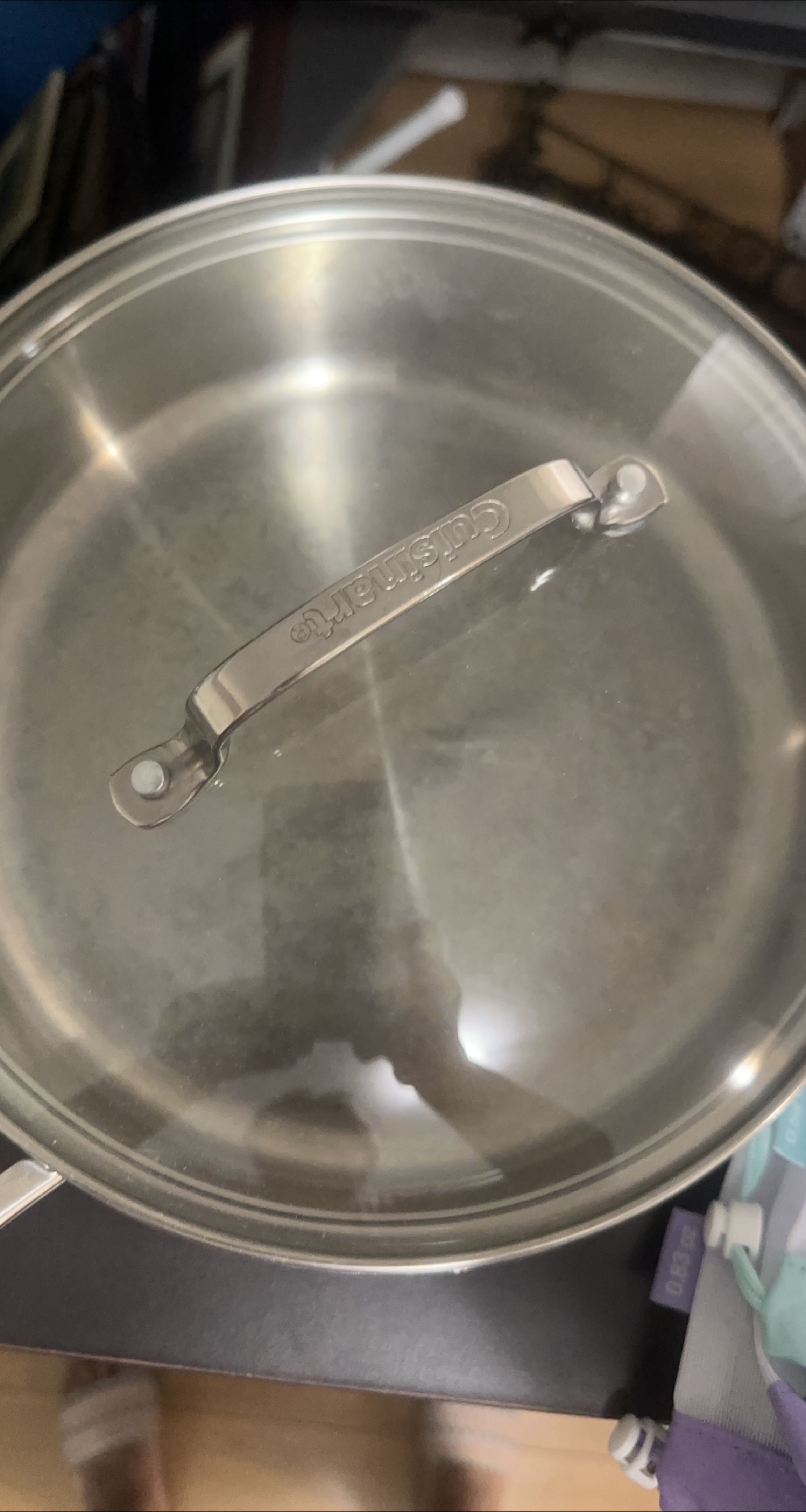 Cuisinart Stainless Steel Lid including fry pan thumbnail
