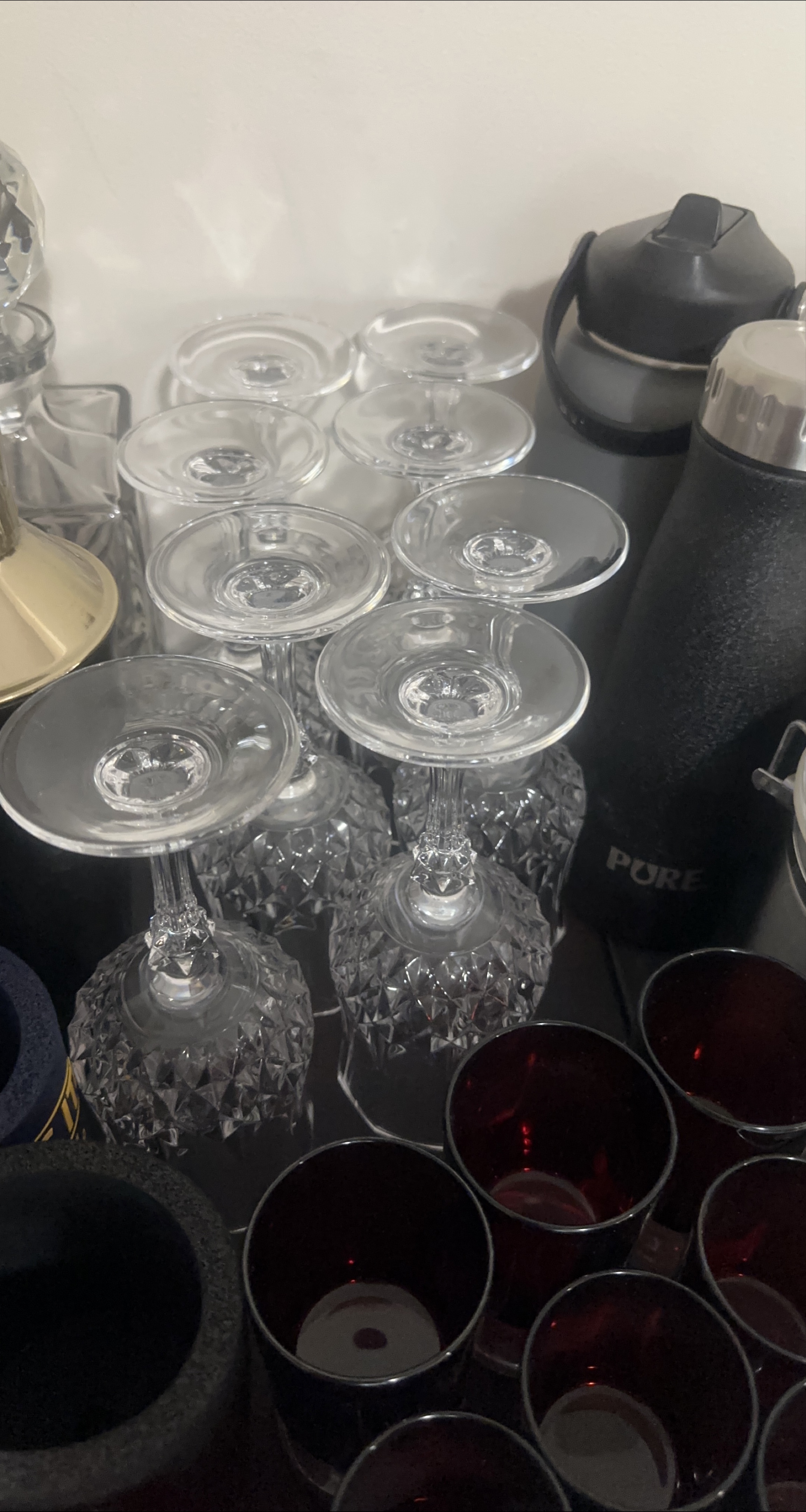 Wine Glasses and Water Bottle thumbnail