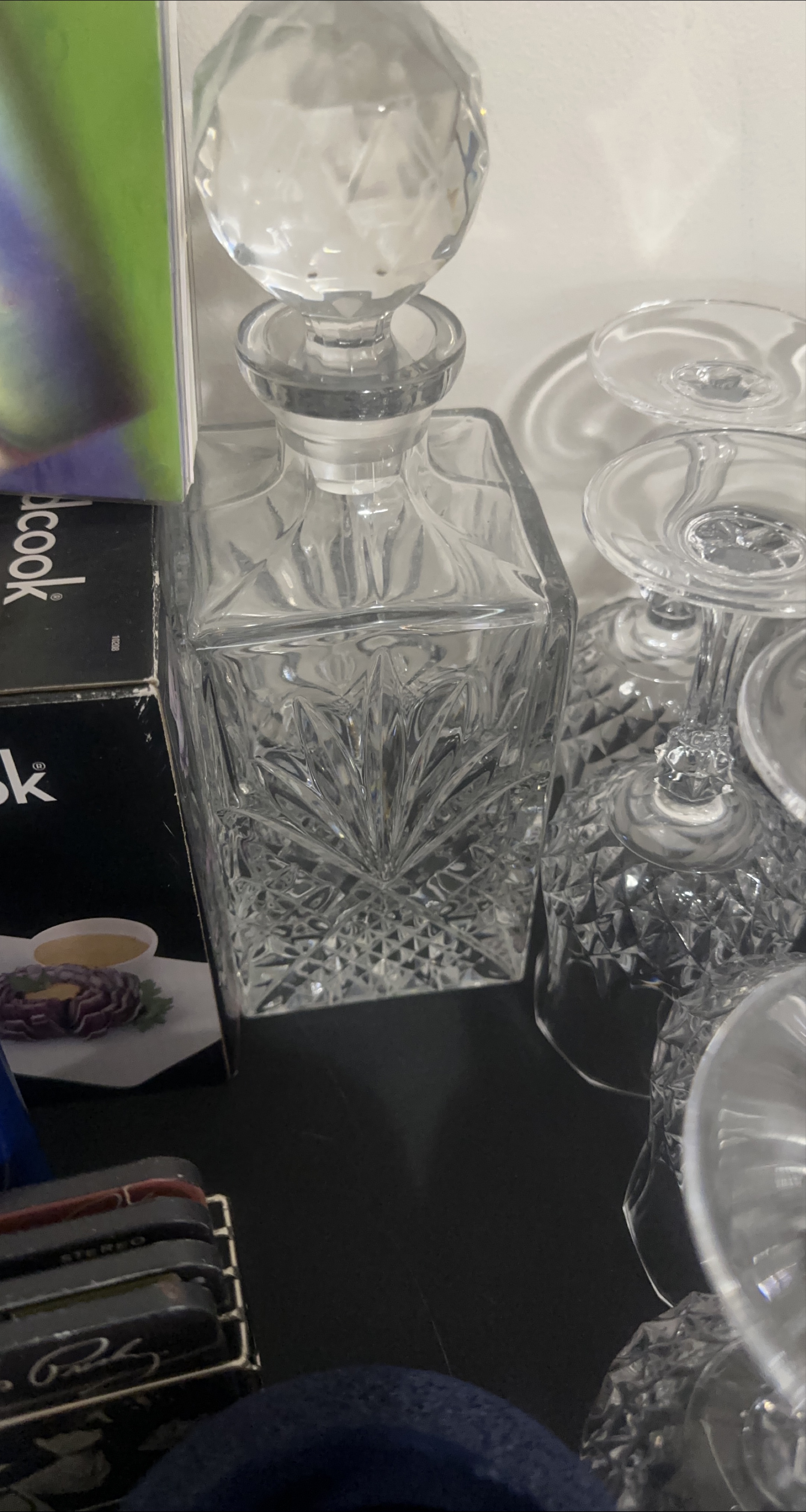 Crystal Decanter with Stopper thumbnail