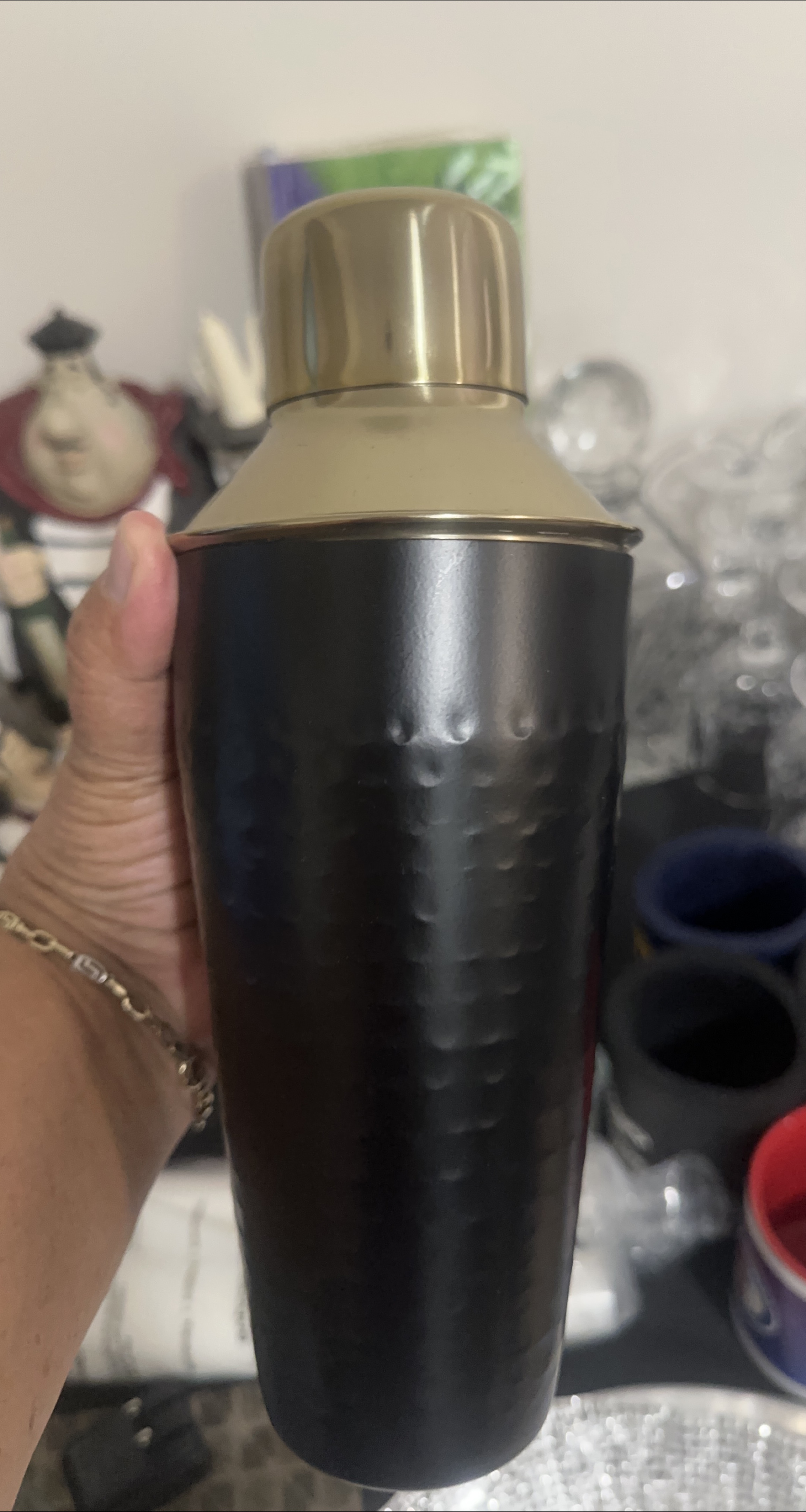 Black & Gold Cocktail Shaker thumbnail