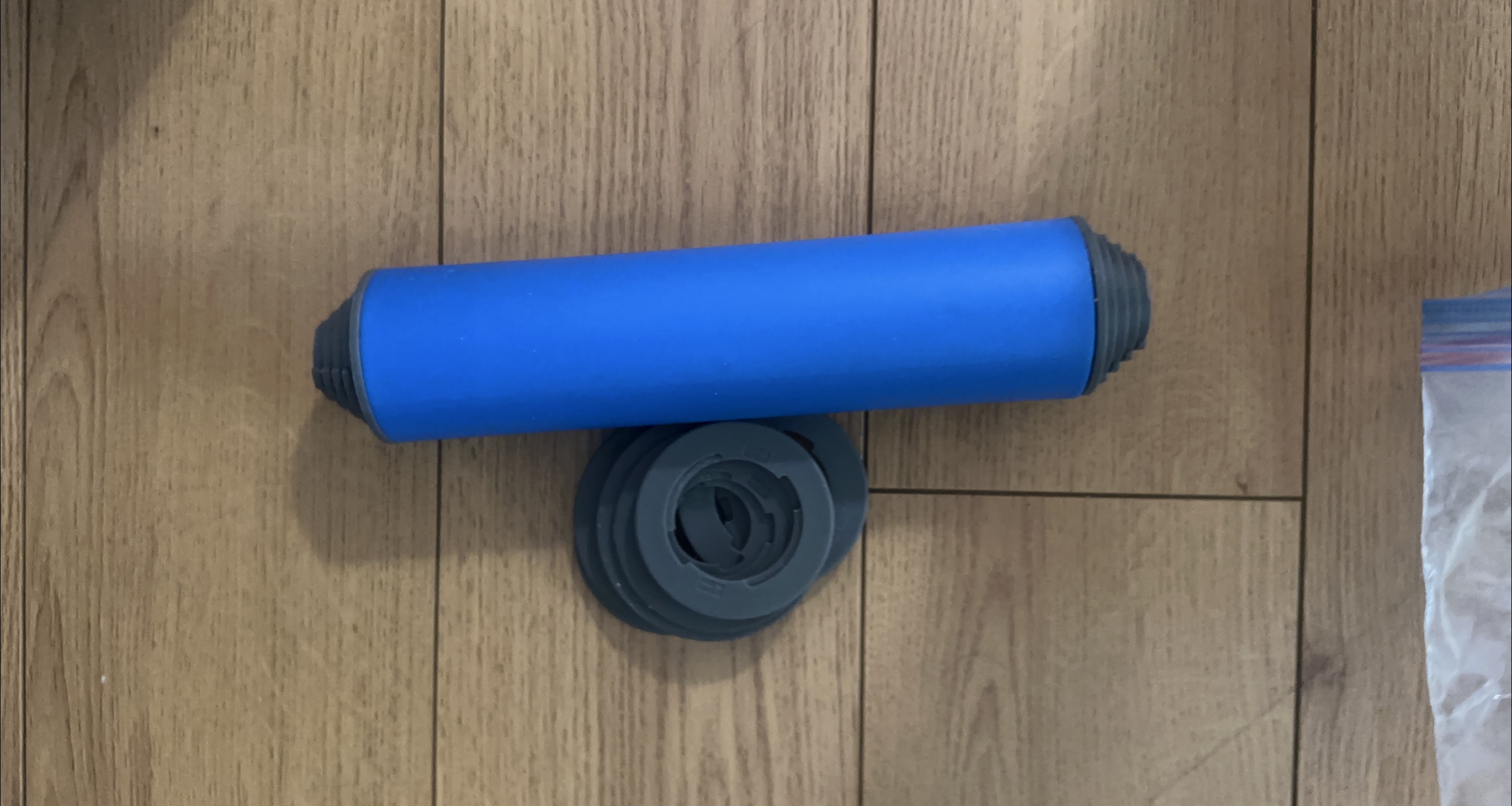 Blue rolling pin with attachments thumbnail