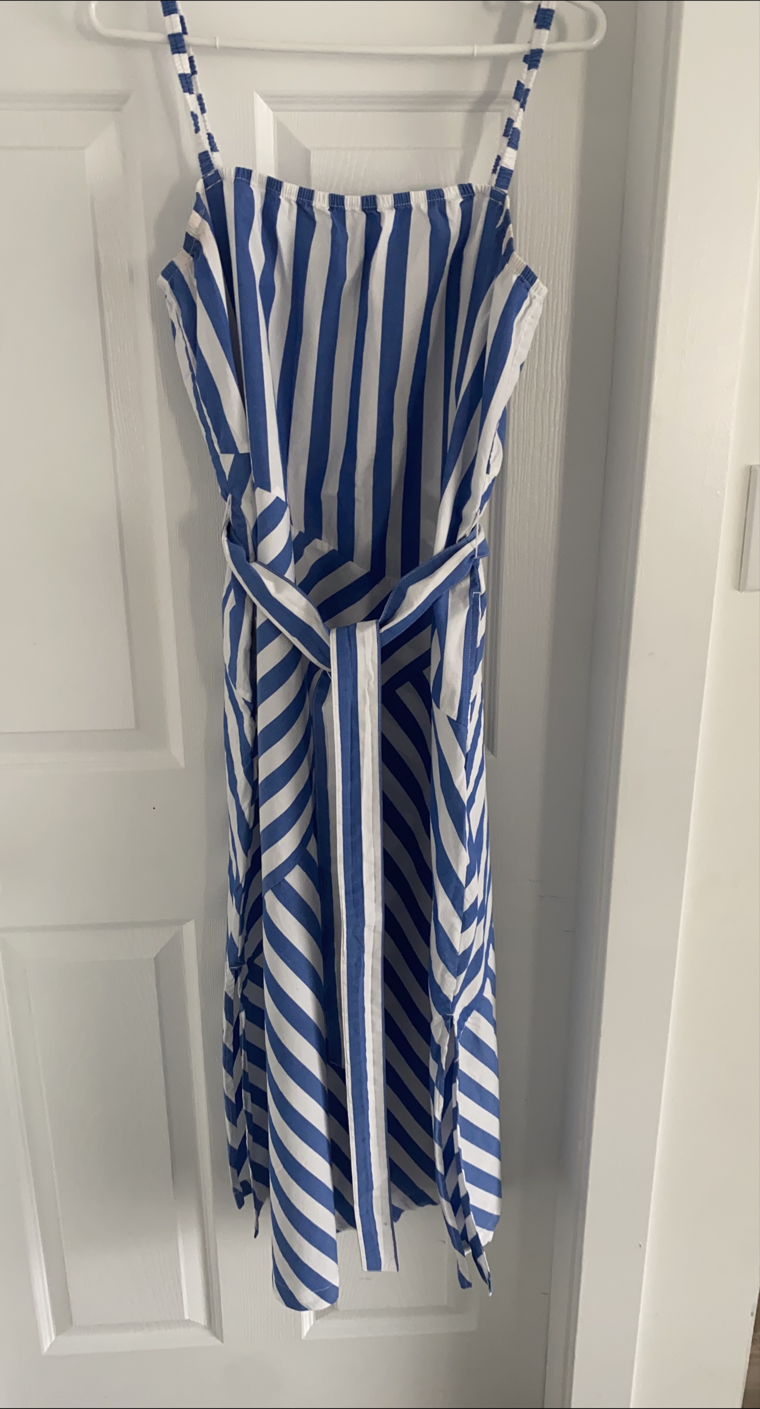 Striped Blue & White Sundress thumbnail