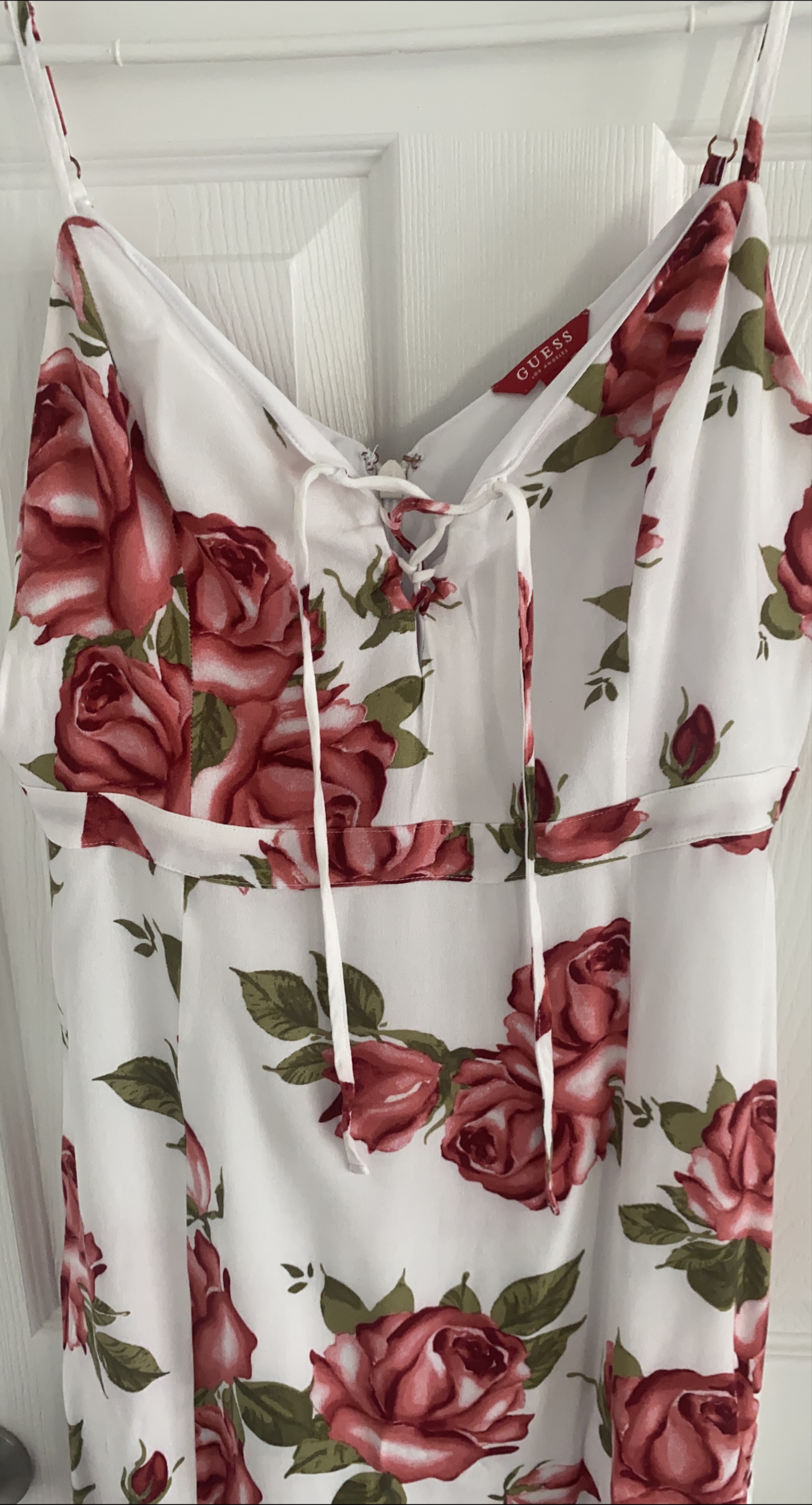 Guess White Floral Dress thumbnail