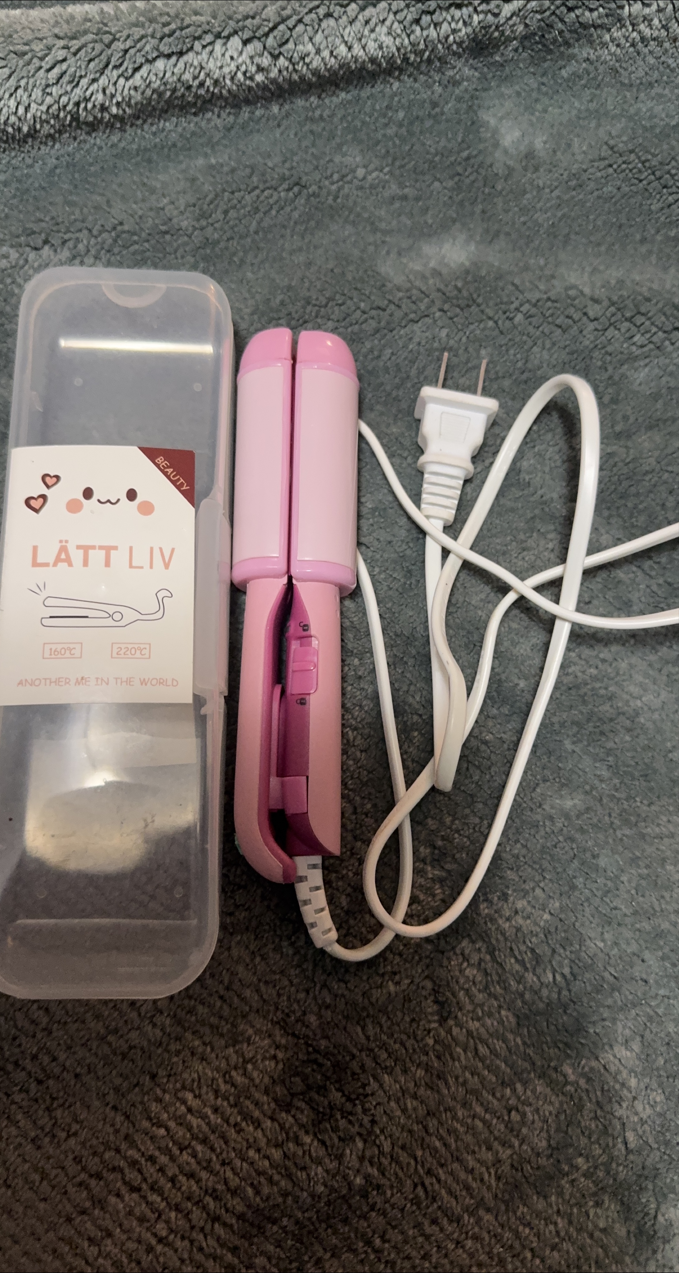 LÄTT LIV Mini Hair Straightener - Pink thumbnail