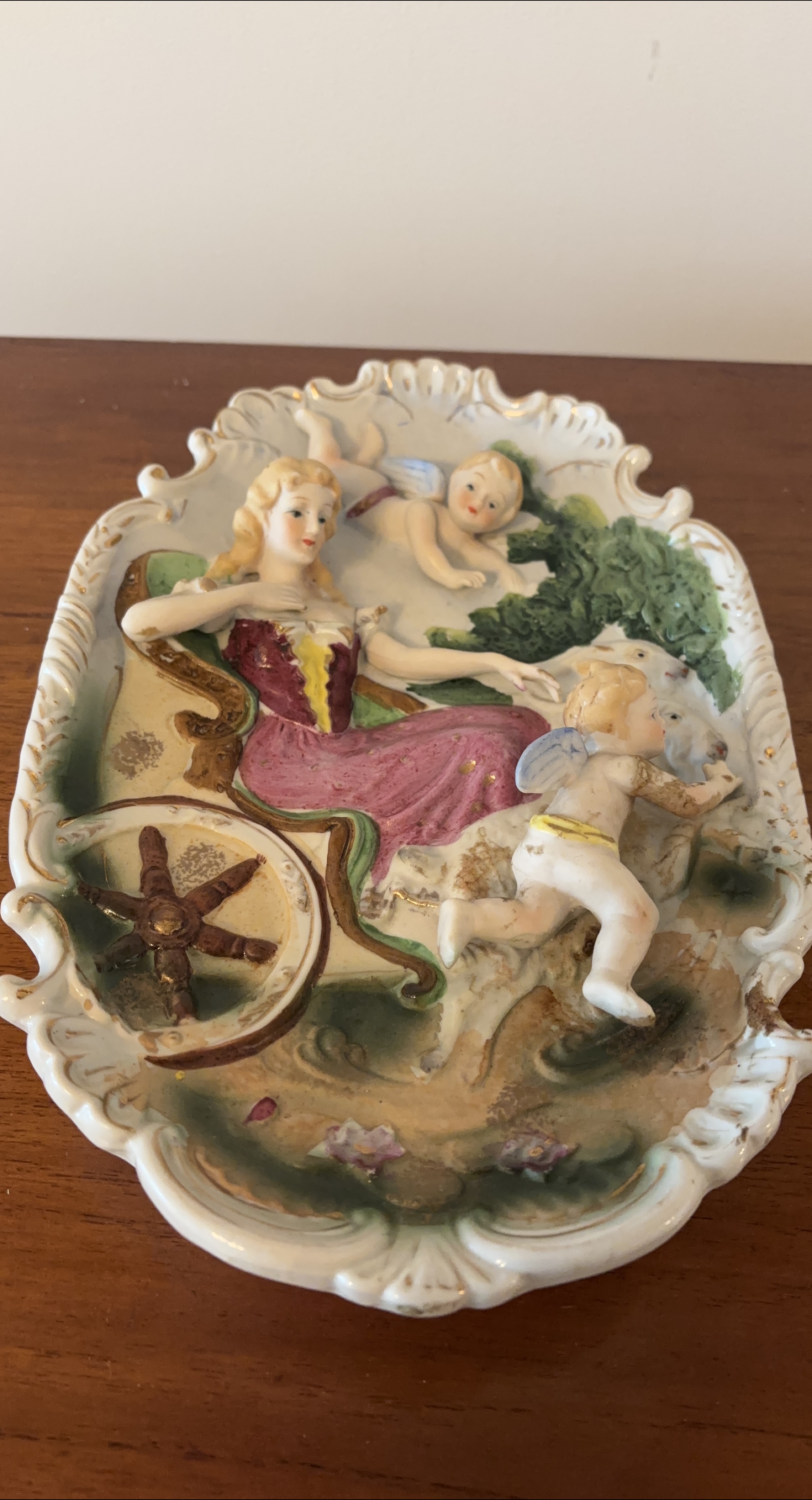 Vintage Made in Italy Decorative Plate thumbnail