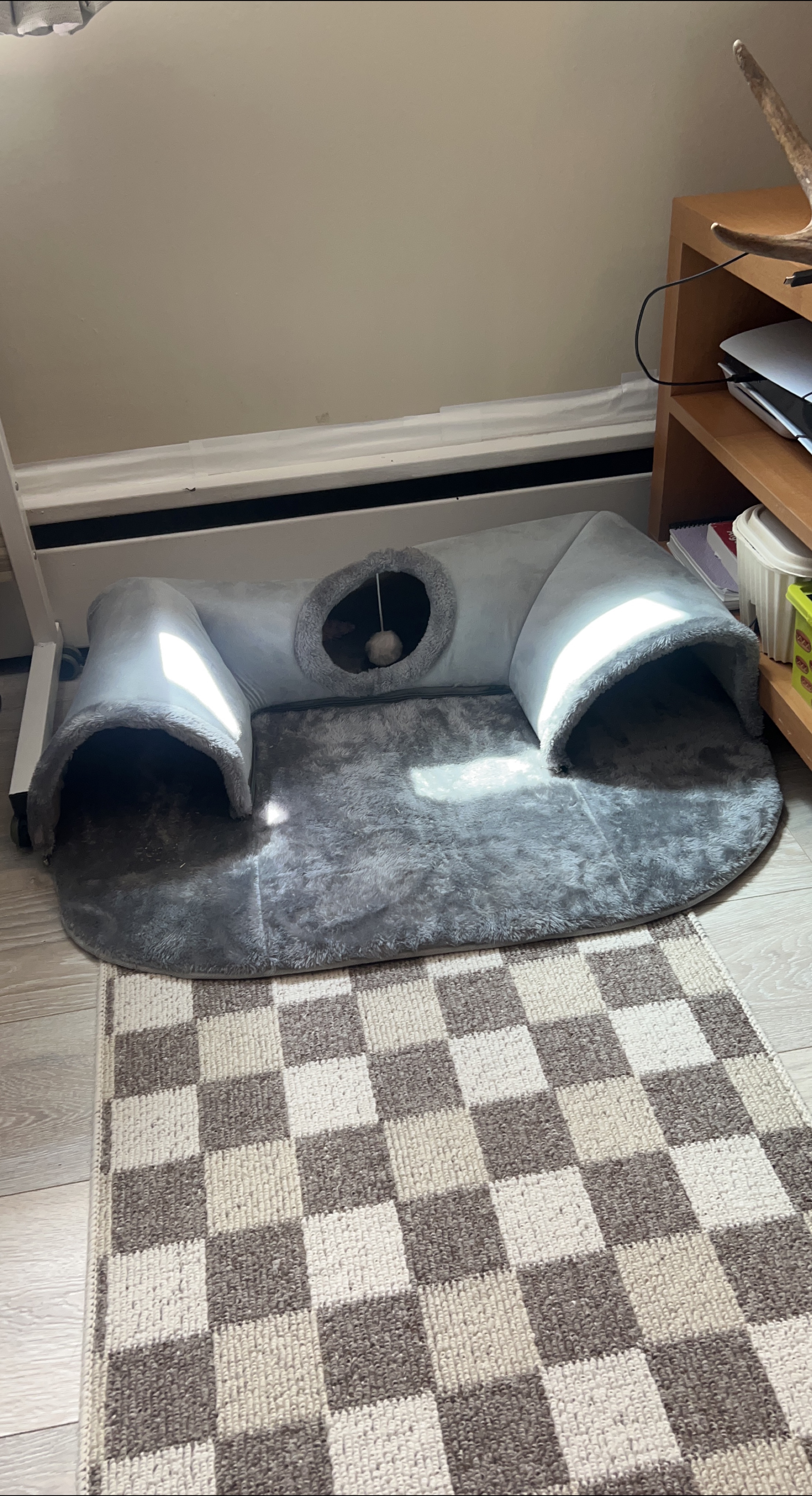 Grey Cat Tunnel Bed thumbnail