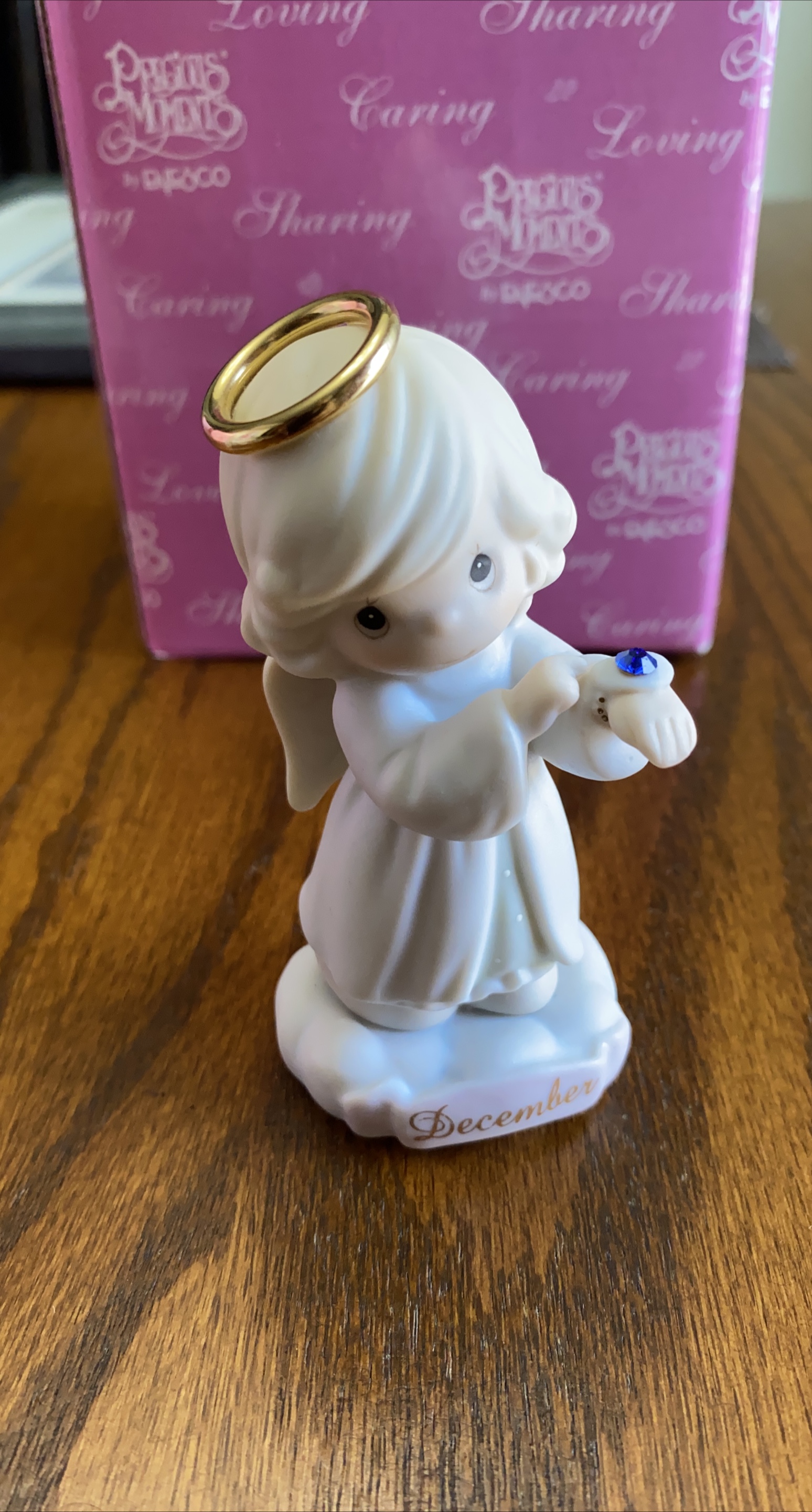 Precious Moments December Angel Figurine thumbnail